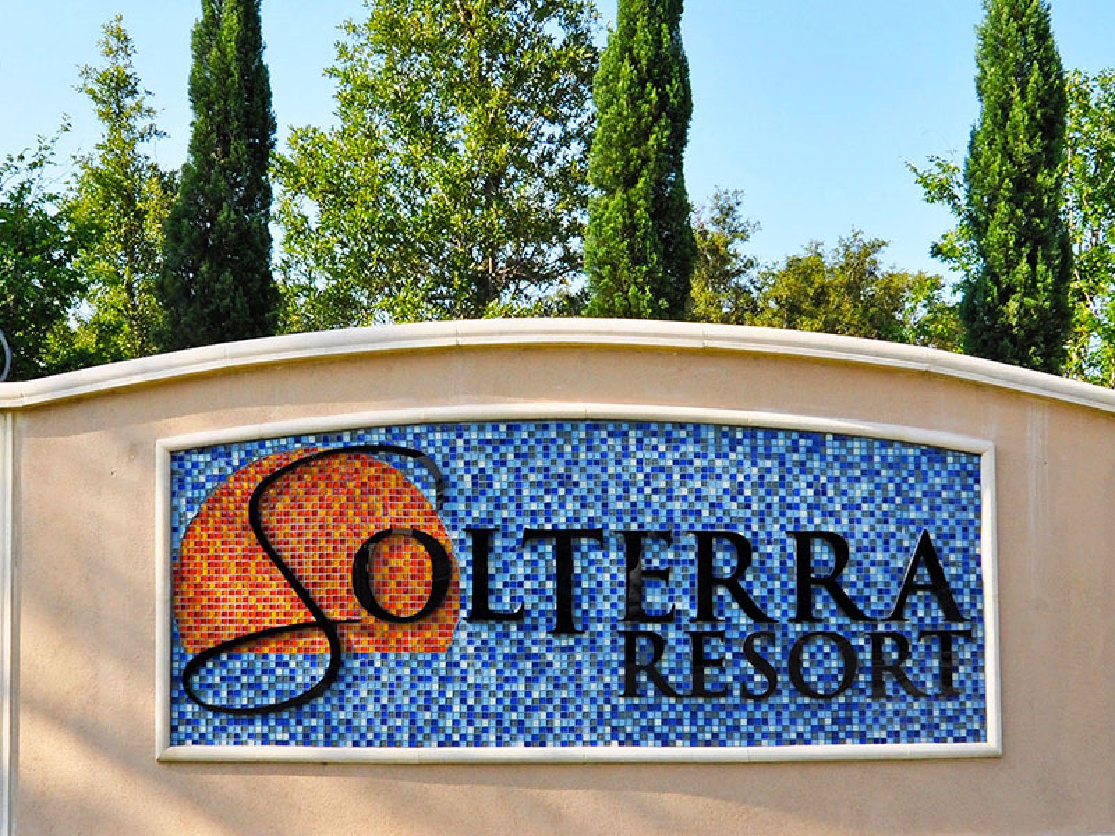 Solterra Resort Entrance Sign