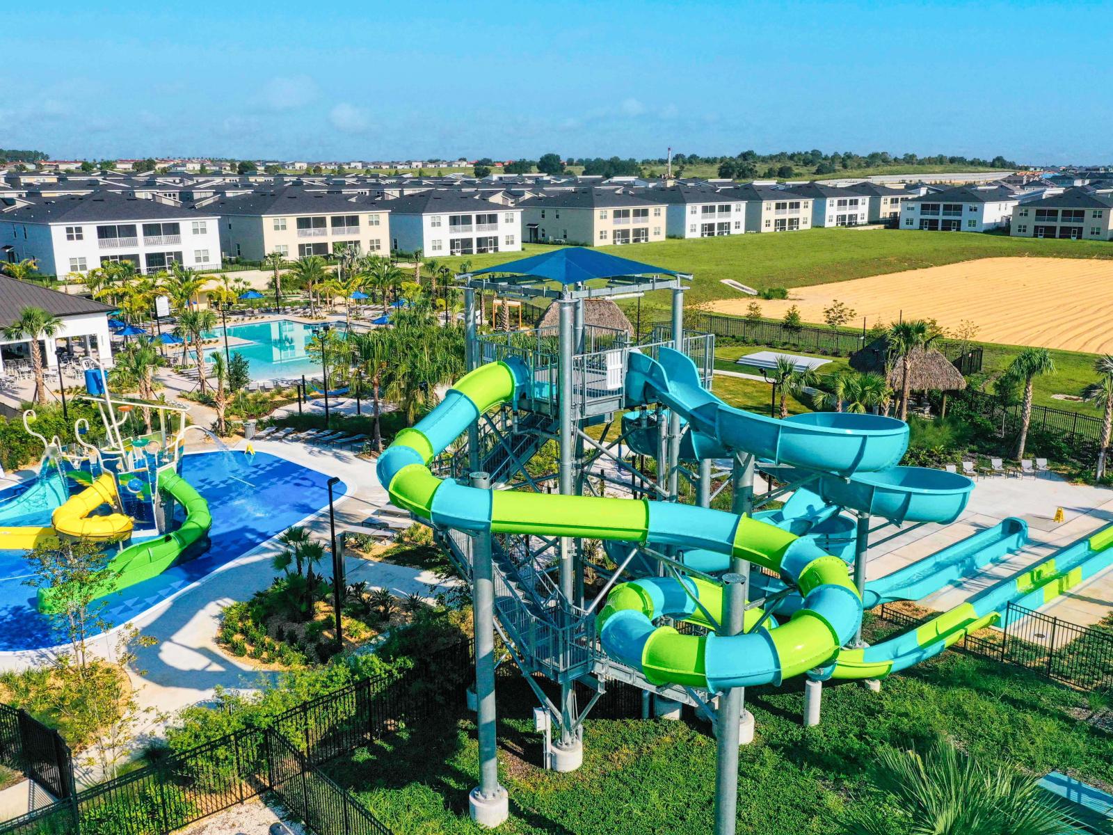 The Retreat Club at ChampionsGate water slide