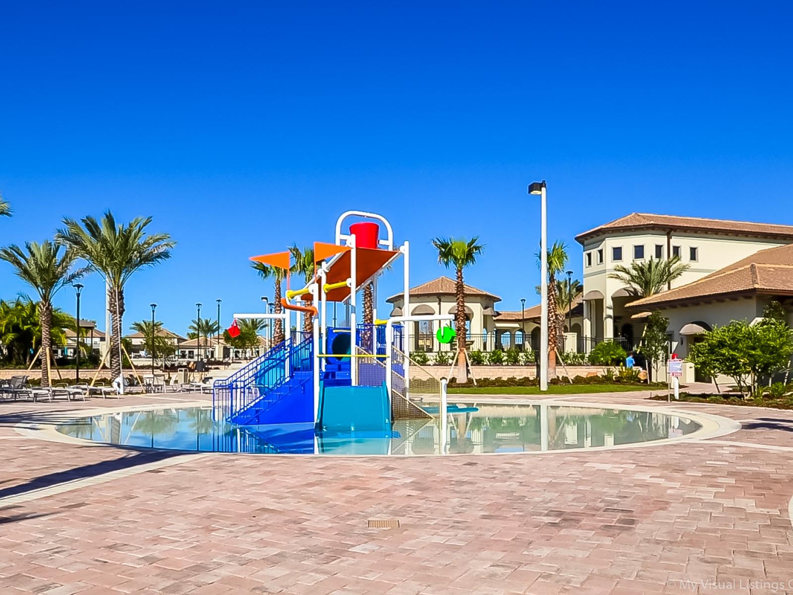 The Oasis Club at ChampionsGate resort splash pool