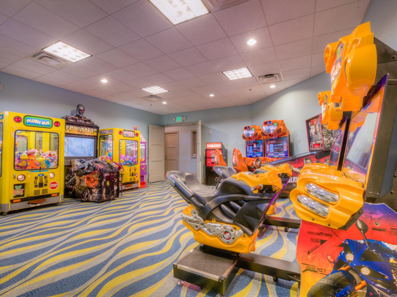 The Oasis Club at ChampionsGate resort fitness game room