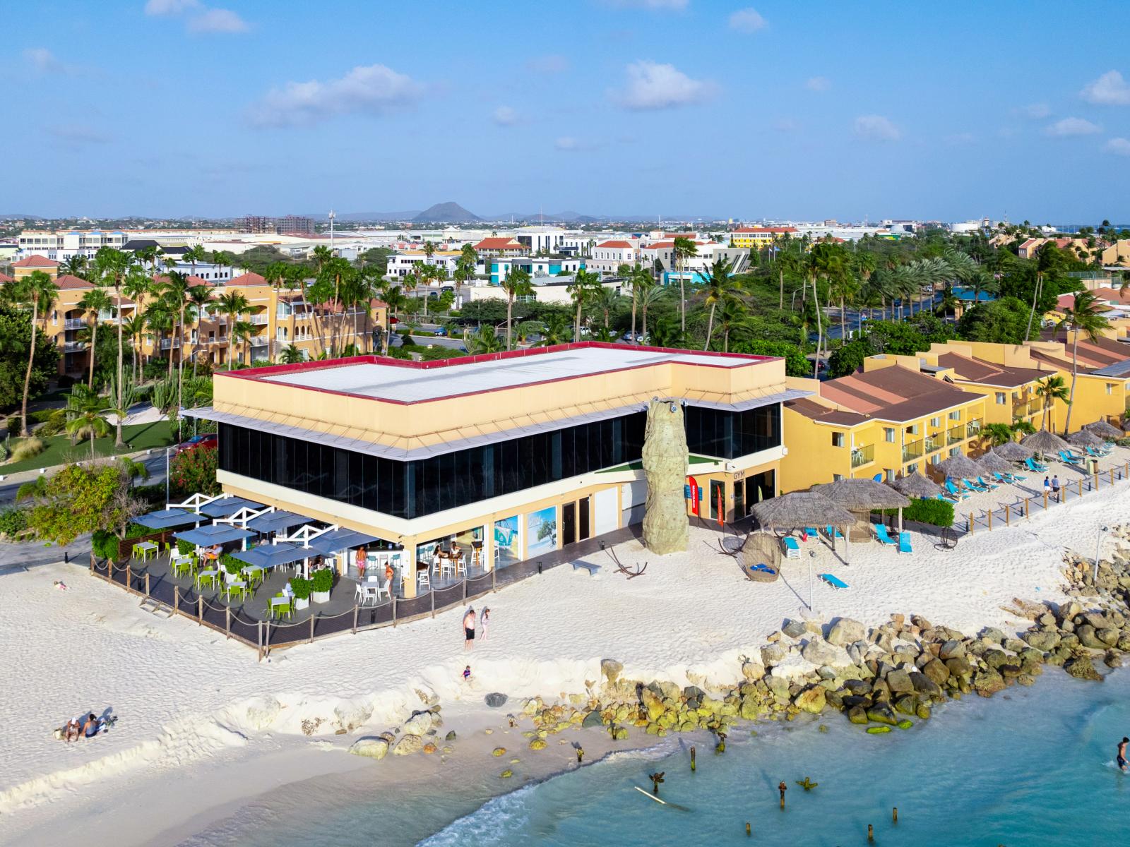 beachfront workout at our state-of-the-art gym, offering panoramic views of the ocean