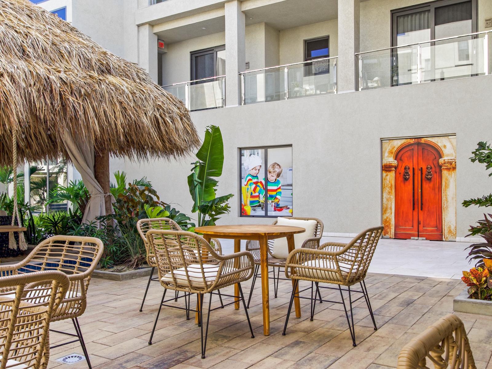 Outdoor Dining Area near Gazebo