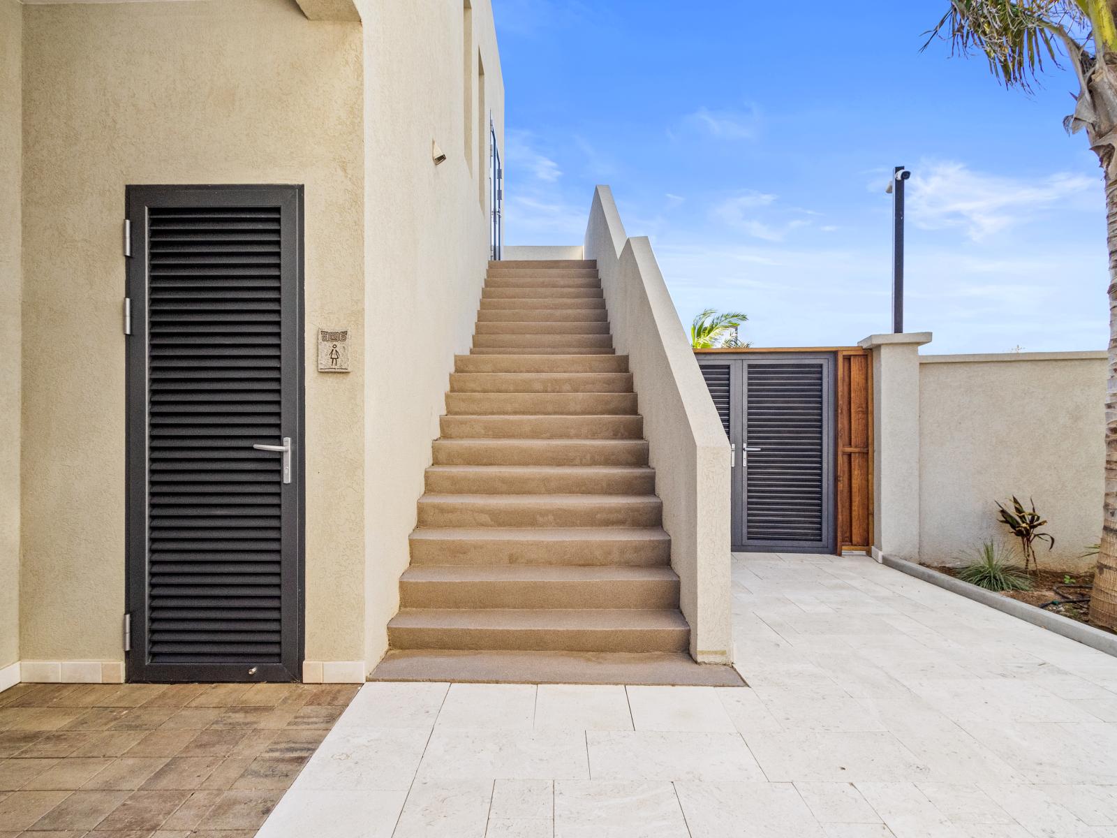 Stairs to the Second Floor