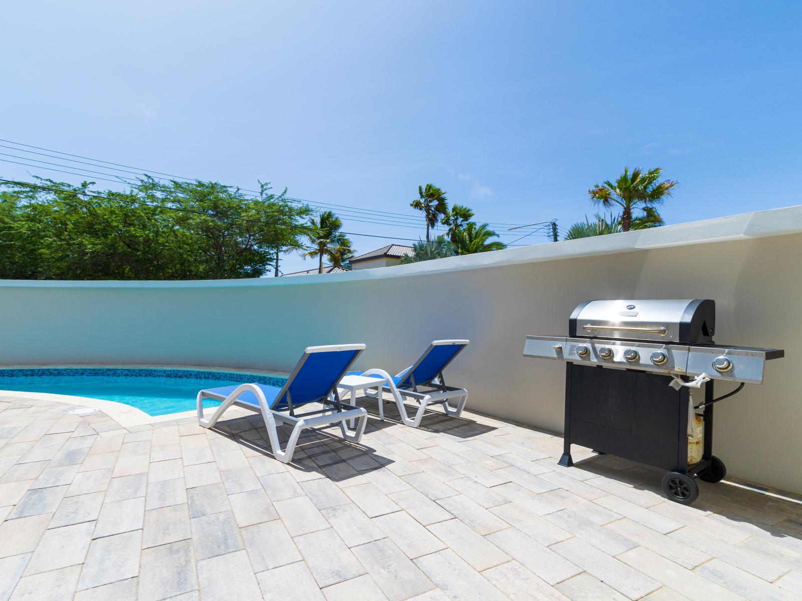 Pool and grill area