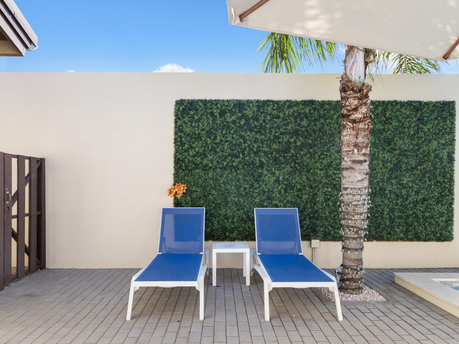 Lounge Chairs by the Pool