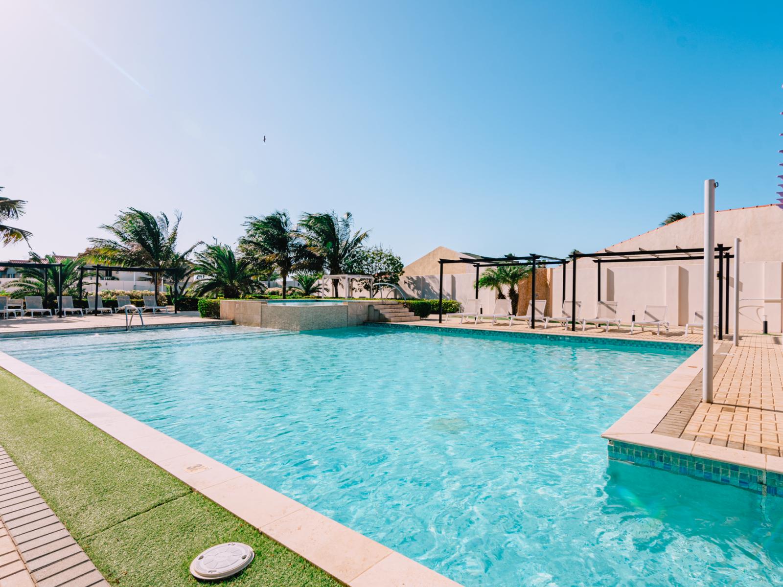 Gym by the pool