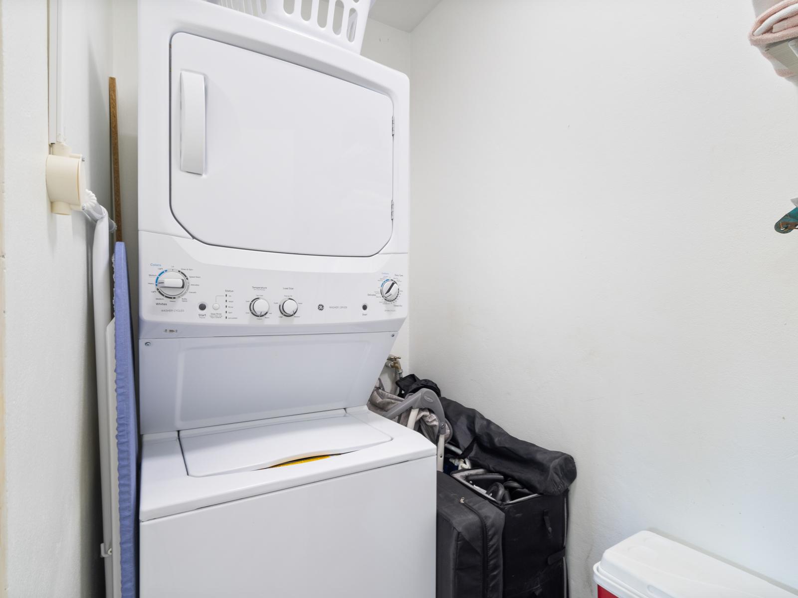 Enjoy the convenience of a dedicated laundry area of the house during your stay. - Keep your vacation wardrobe fresh with our on-site laundry facilities. - Keep your clothes clean and fresh with our on-site laundry amenities.