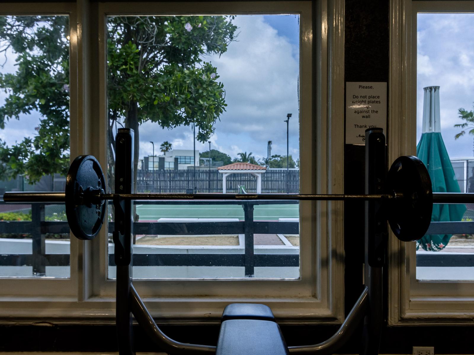 Unleash your inner athlete at the Aruba Racquet Club Gym, your sanctuary for fitness and well-being in paradise.