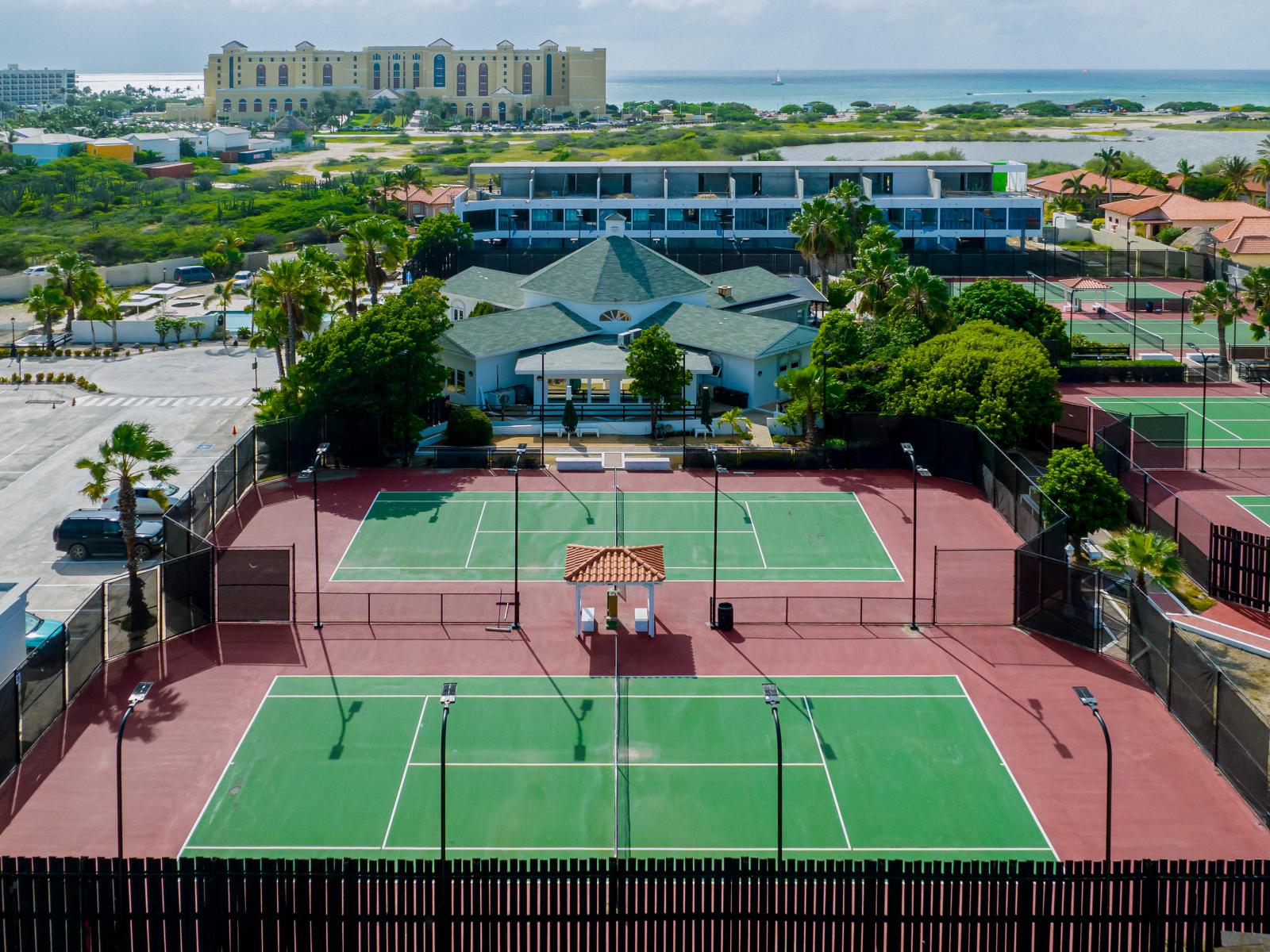 Serve up some fun under the Aruban sun at the Aruba Racquet Club Tennis Court, where every match is a memorable experience.