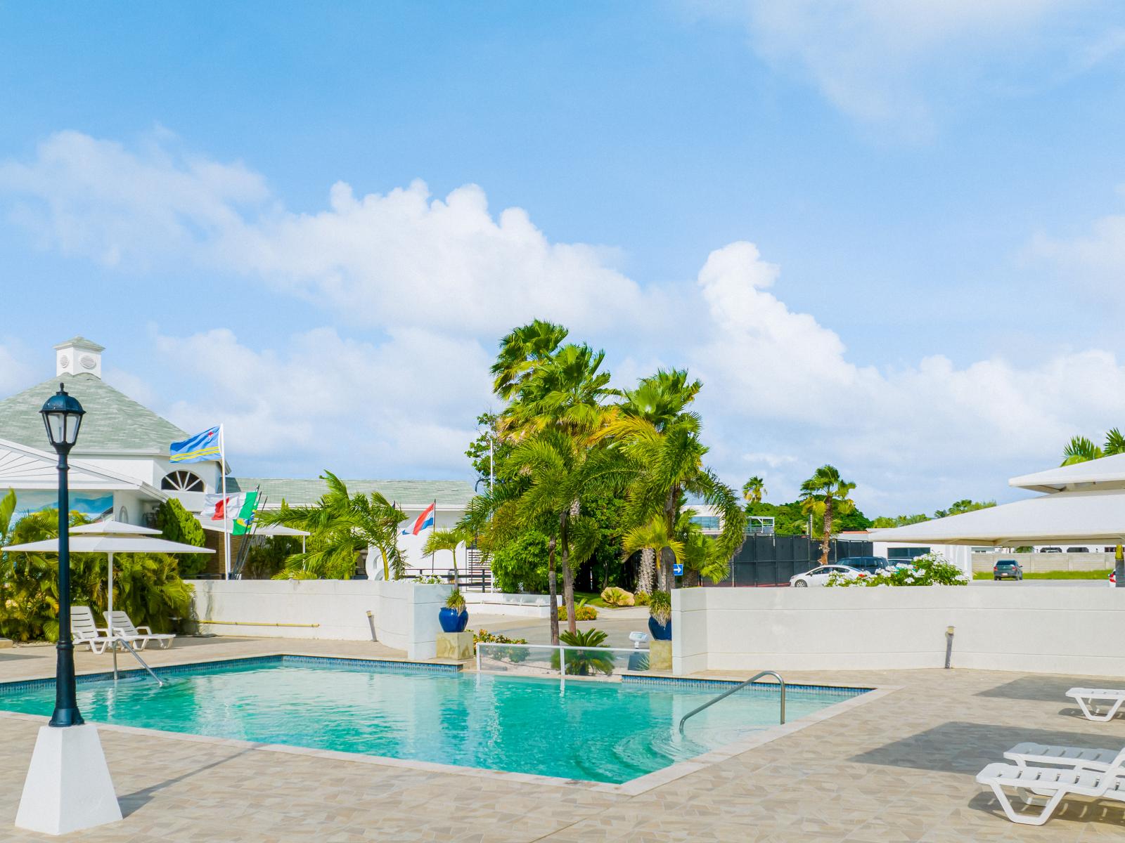 Dive into relaxation at the Aruba Racquet Club Pool, where every splash is a moment of bliss in paradise.