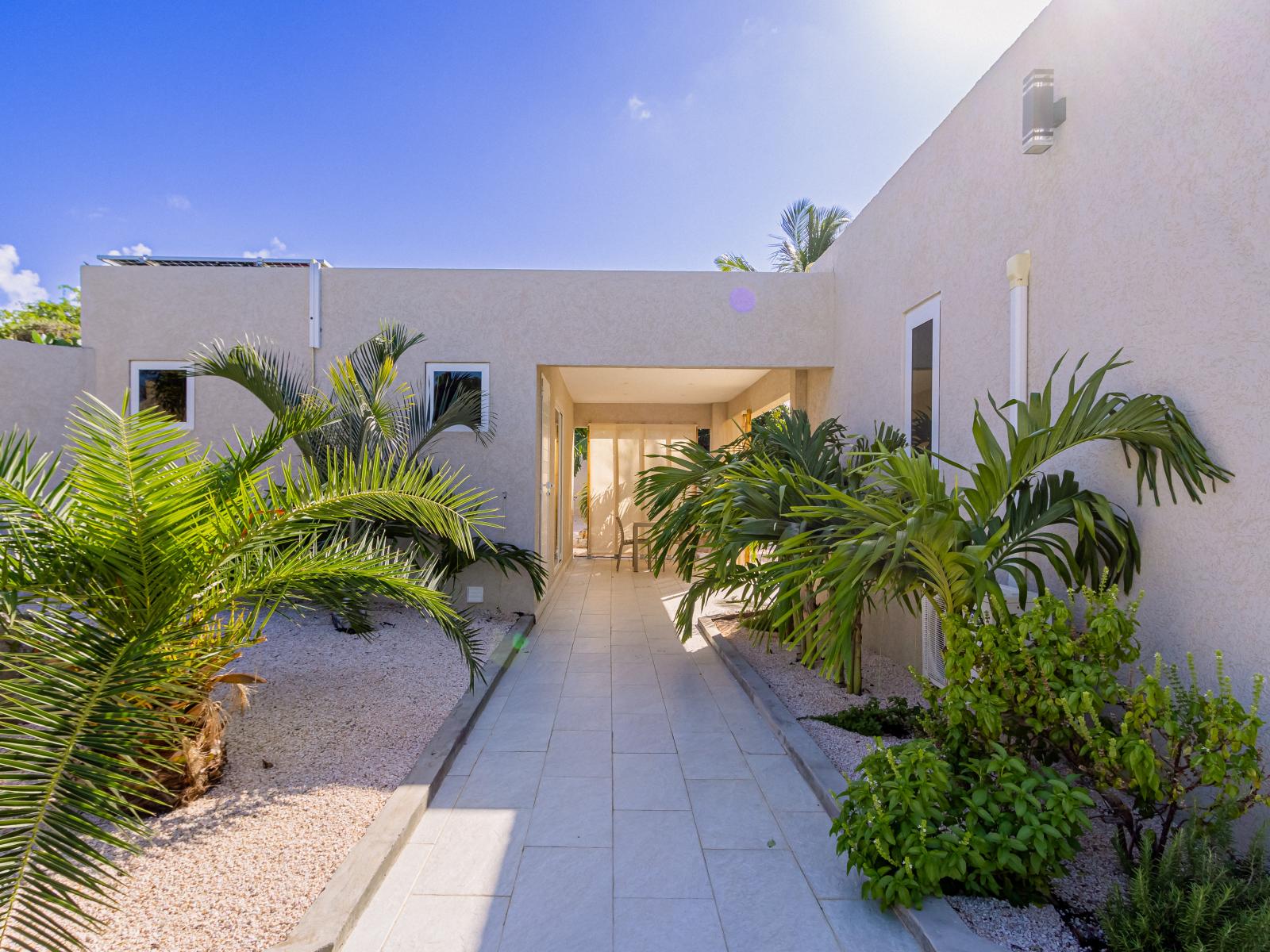 Entrance into the home