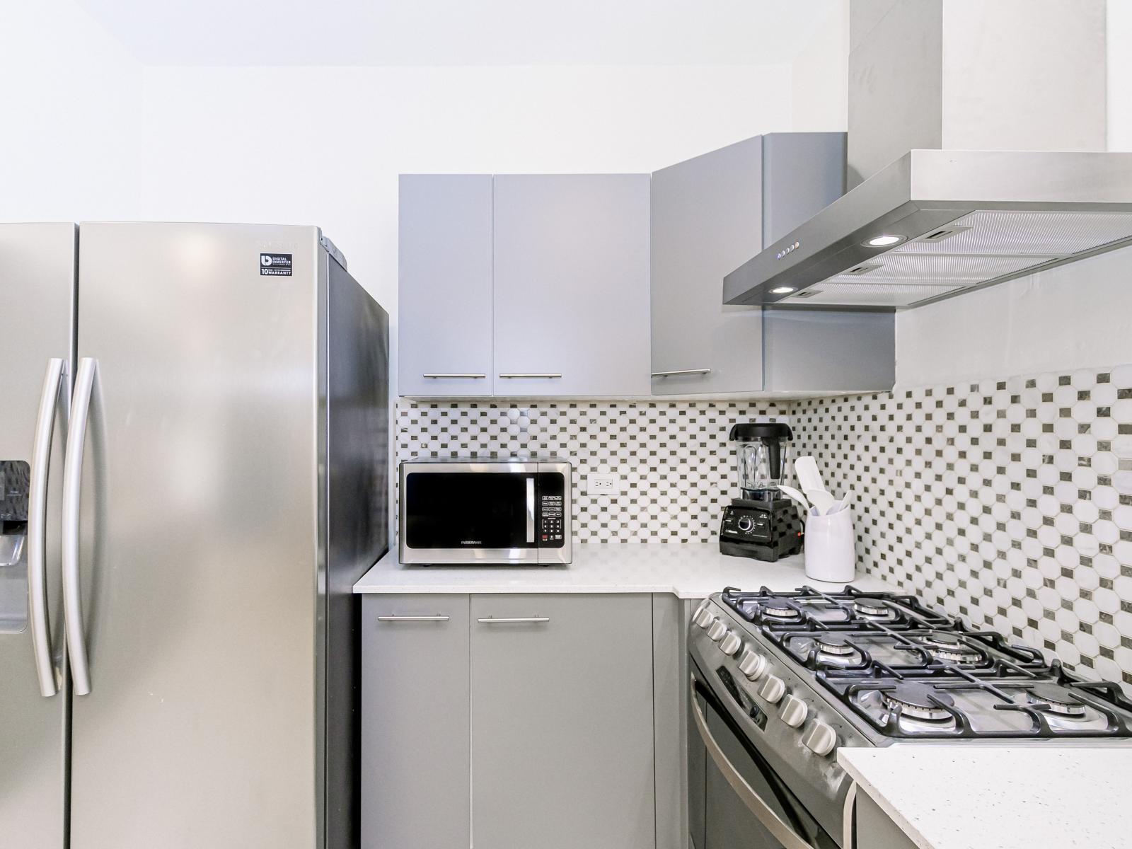 Kitchen perfect for making home cooked meals with loved ones