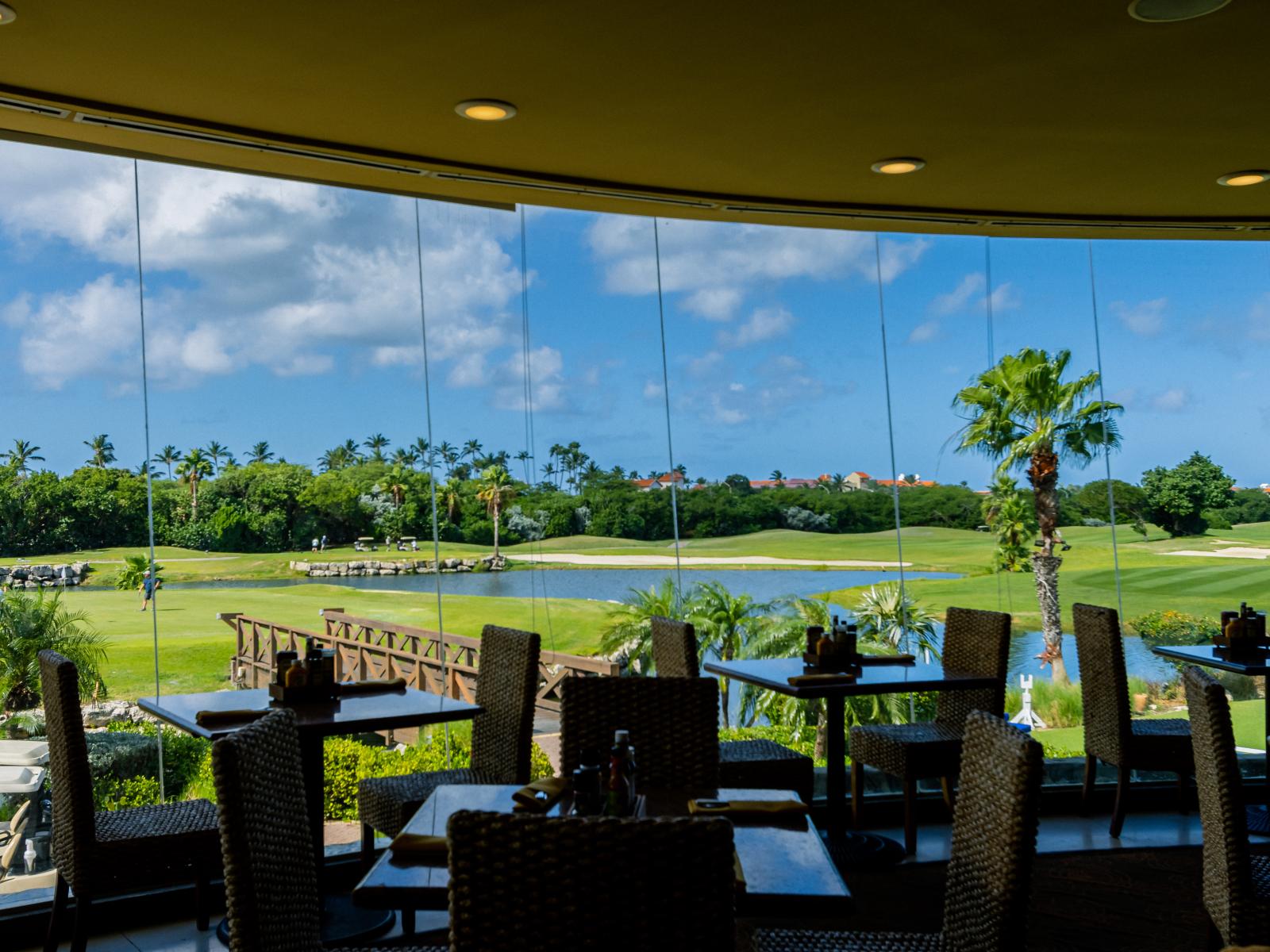 Culinary excellence meets panoramic views: Windows on Aruba Restaurant, your gateway to a dining experience like no other at Divi Village.