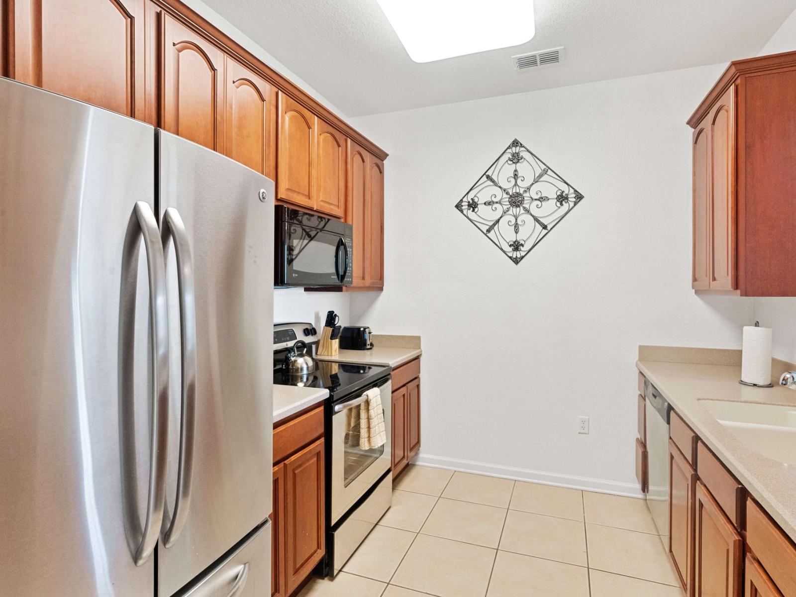 Bright and Airy Culinary Haven: Revel in the natural light that floods our kitchen, creating a bright and airy space for your cooking endeavors