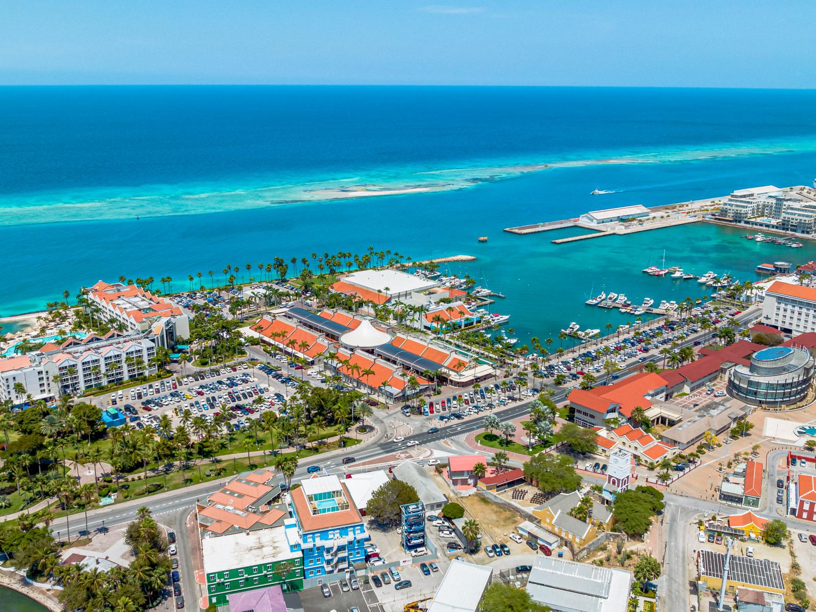 Breathtaking of the area in Oranjestad, Aruba - Mesmerizing ocean views - Elite city views - Vibrant atmosphere - Soul refreshing views