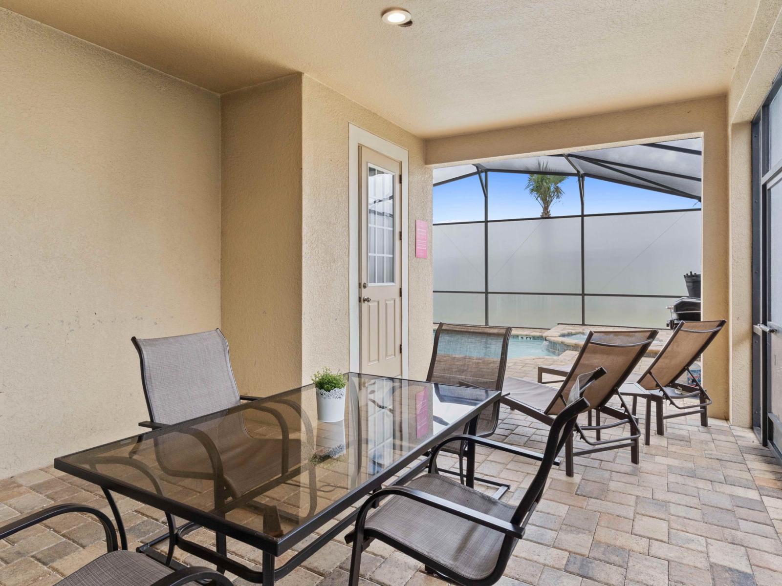 Gourmet Views: Indulge in a culinary journey with a view – our dining area seamlessly connects you to the refreshing ambiance of the outside pool.