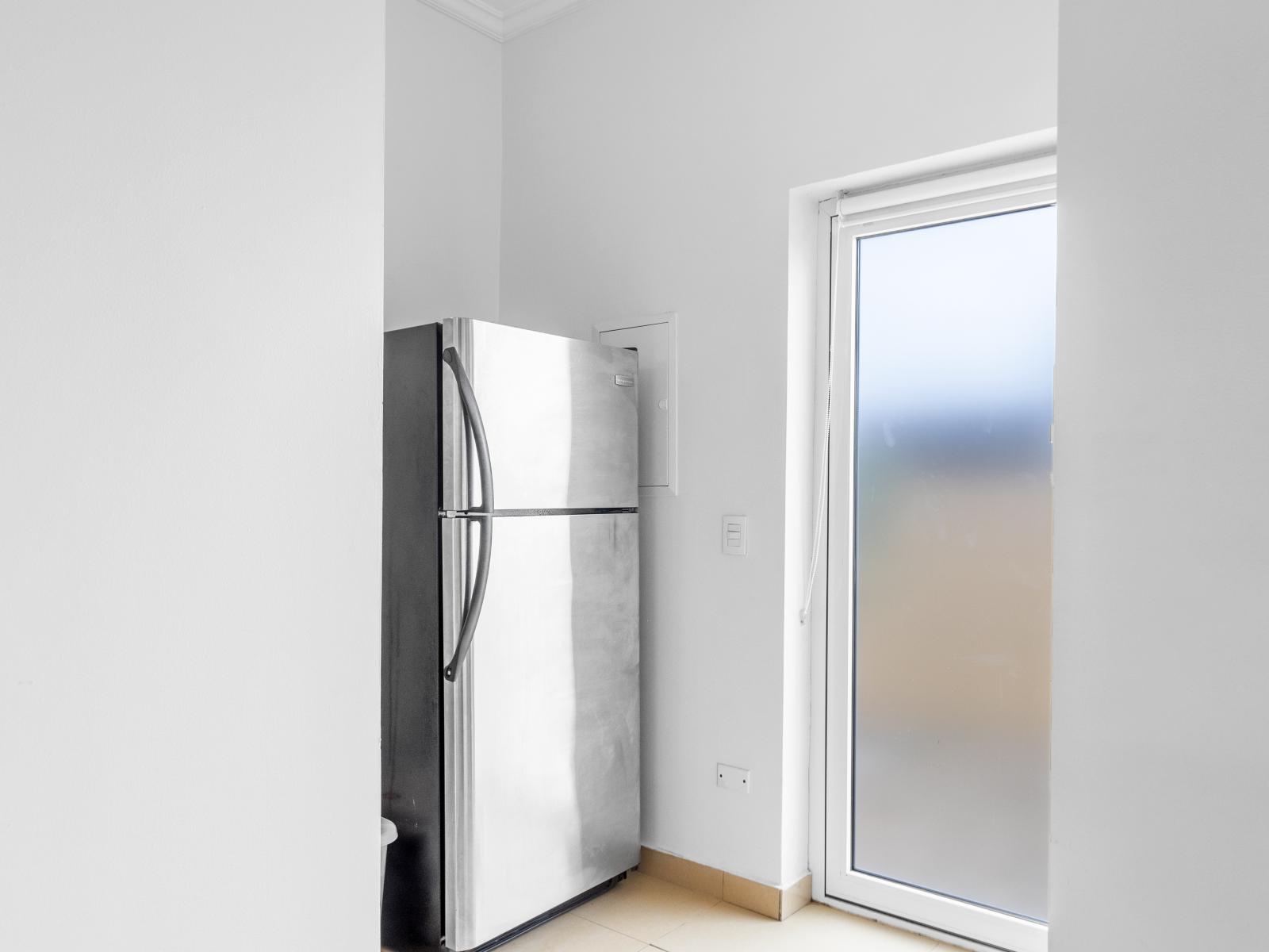 Part of the kitchen where you can store more food  - Clean Area - Smart use of space