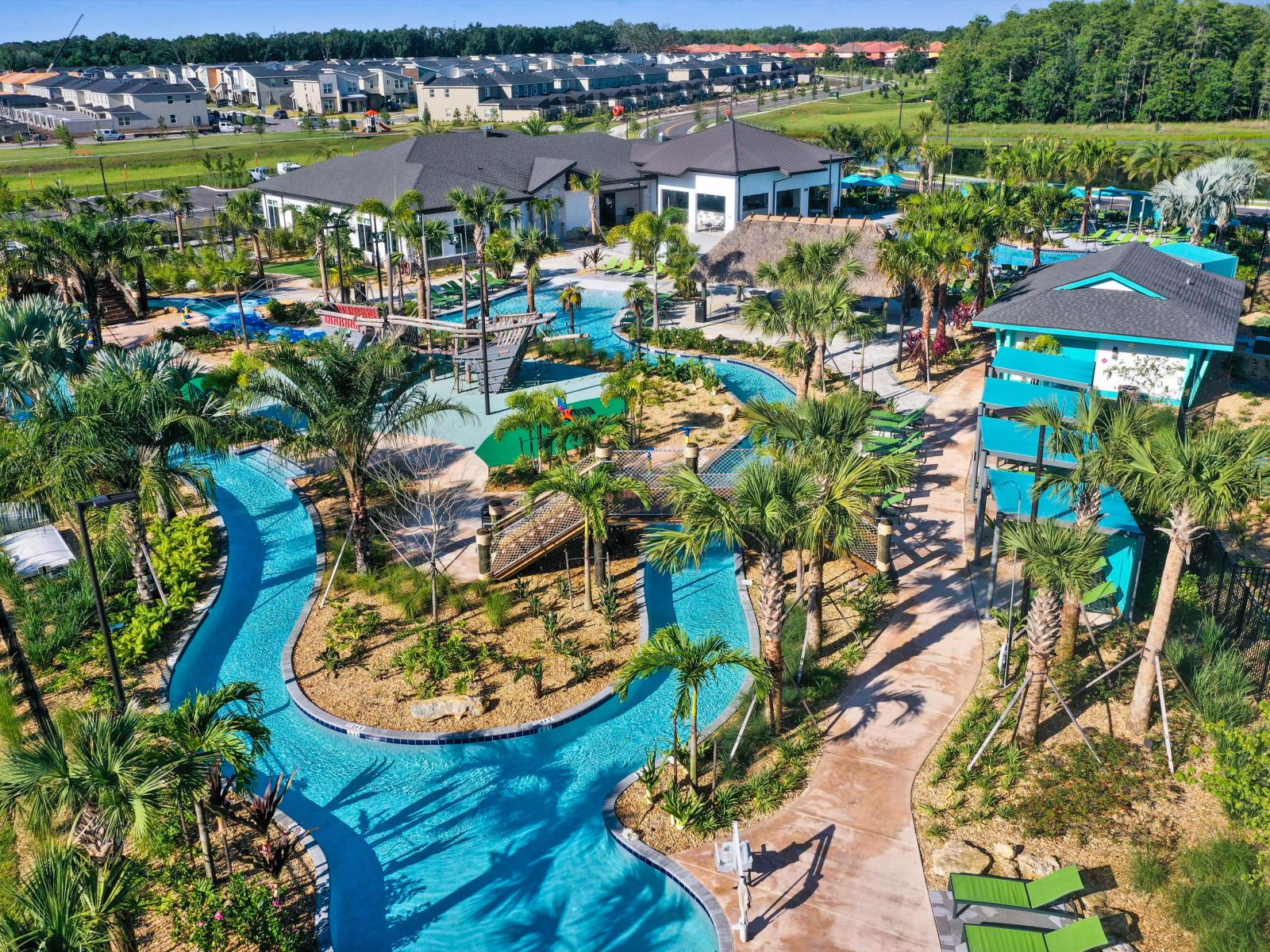 Storey Lake - The Cove East Resort pool with lazy river and splash pad