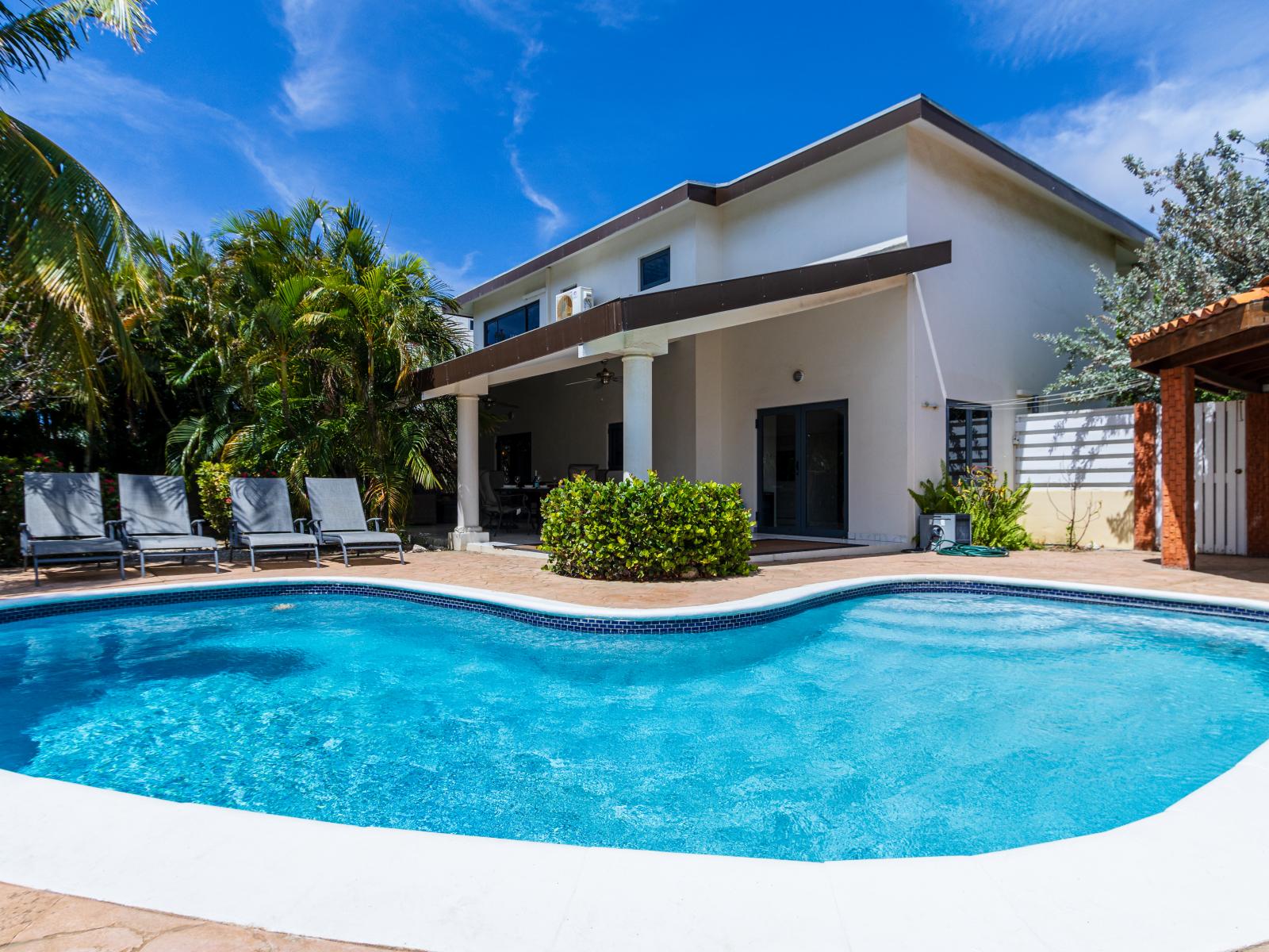 Unwind in style at our villa with your very own pool sanctuary.