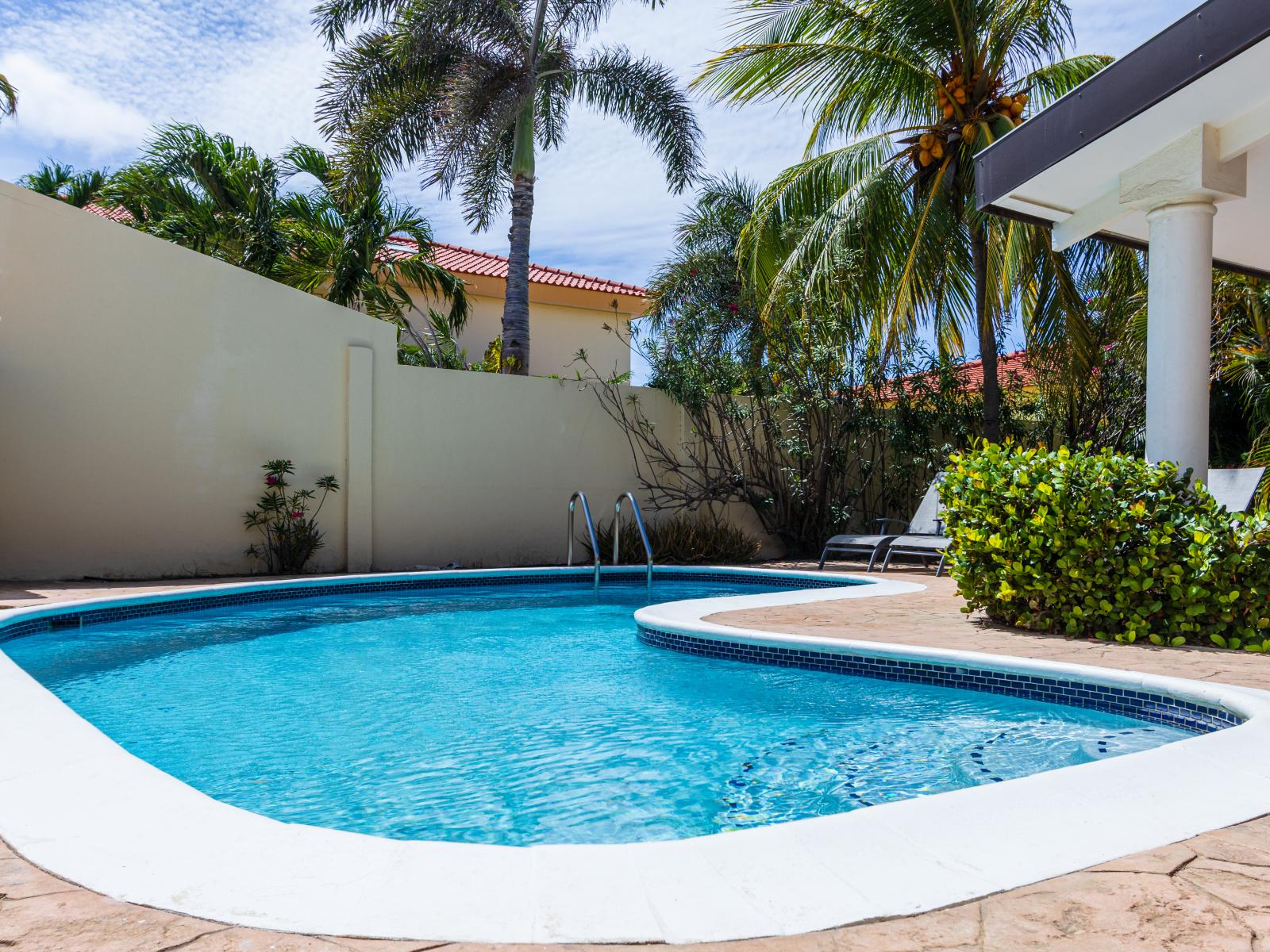 It's always fun to have a private pool - Enjoy a swim with a grilling station - Outdoor dining, outdoor lounge area and chairs for sun bathing