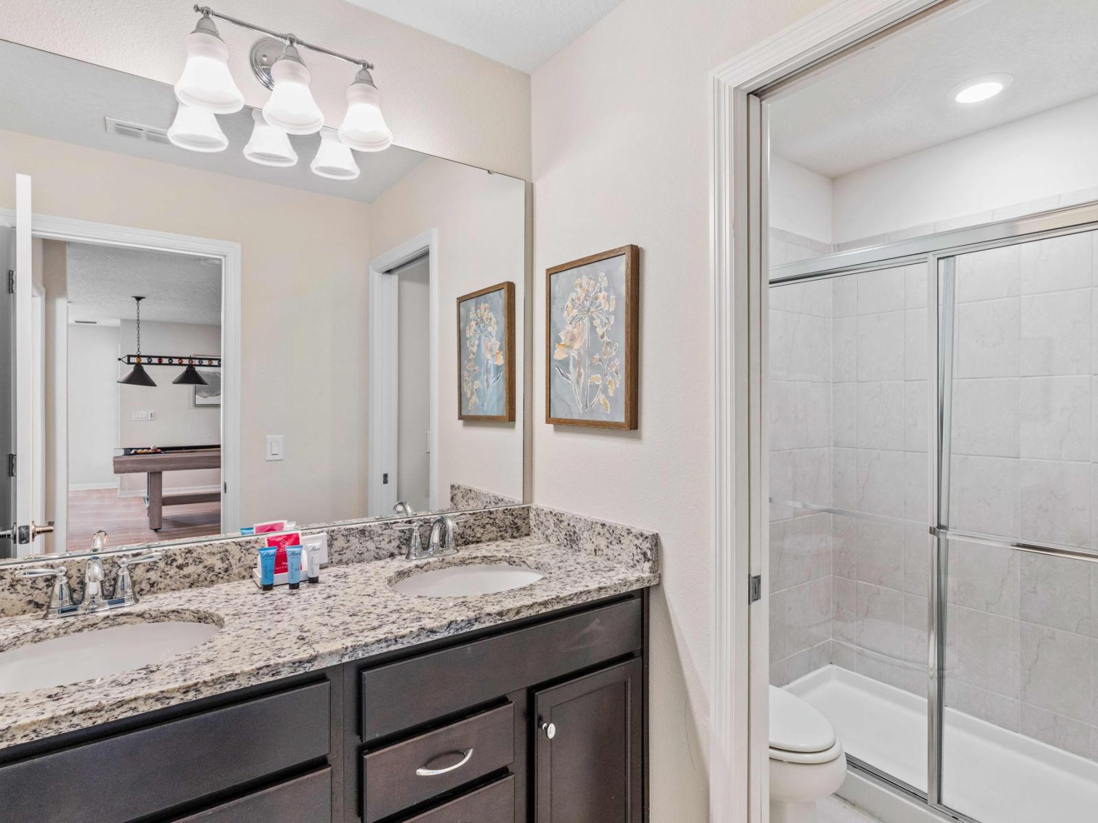 Bathroom 4 with a walk in shower