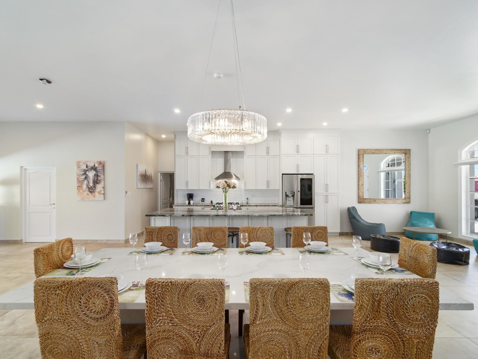 Dining table for enjoying delicious meals with family and friends