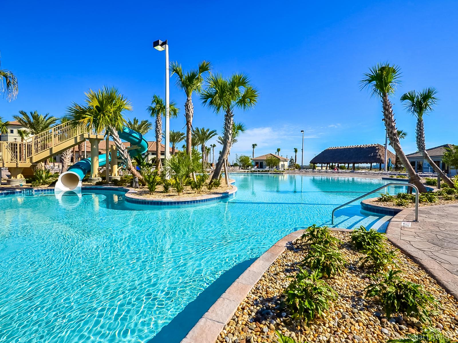 Resort amenity - Lazy river and Water slides