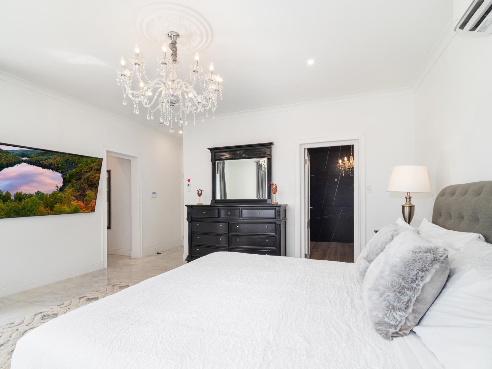 The main bedroom, your personal oasis with an en-suite bathroom