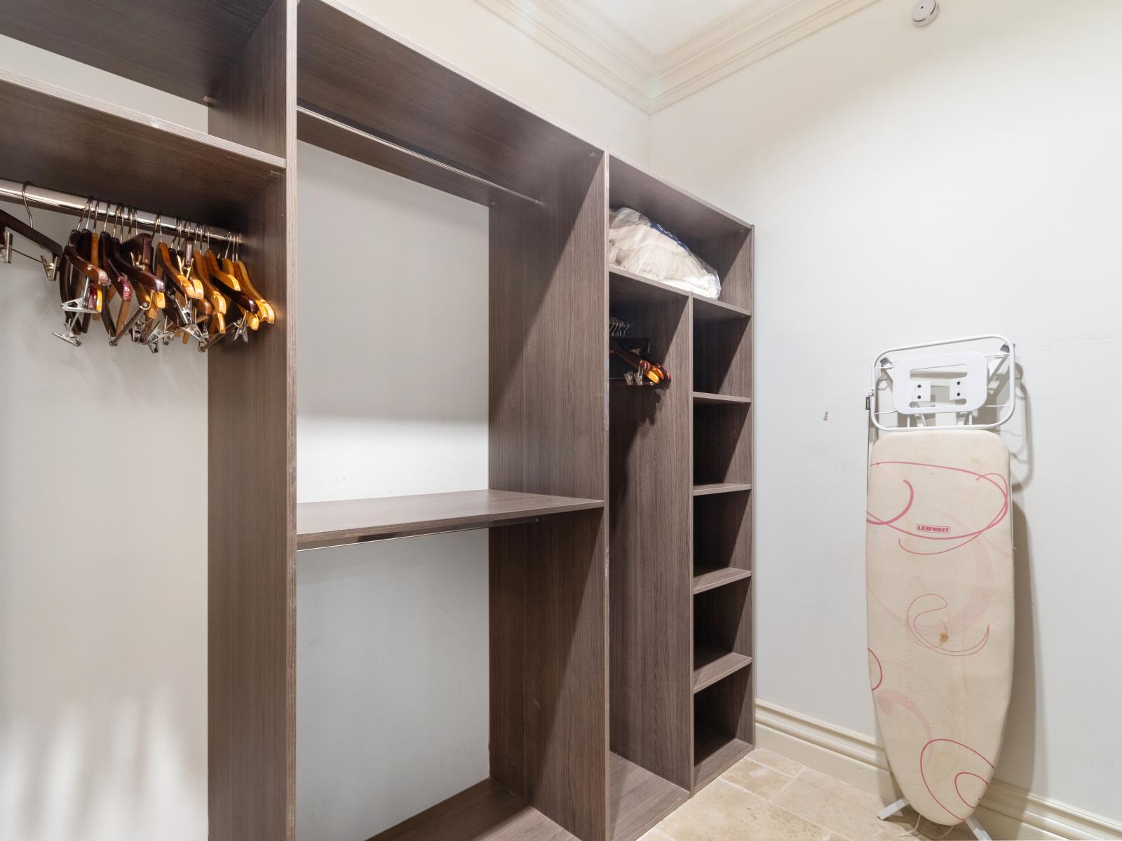 Closet of Master's Bedroom- with this much space for your clothes you will never run out of place to put your clothes