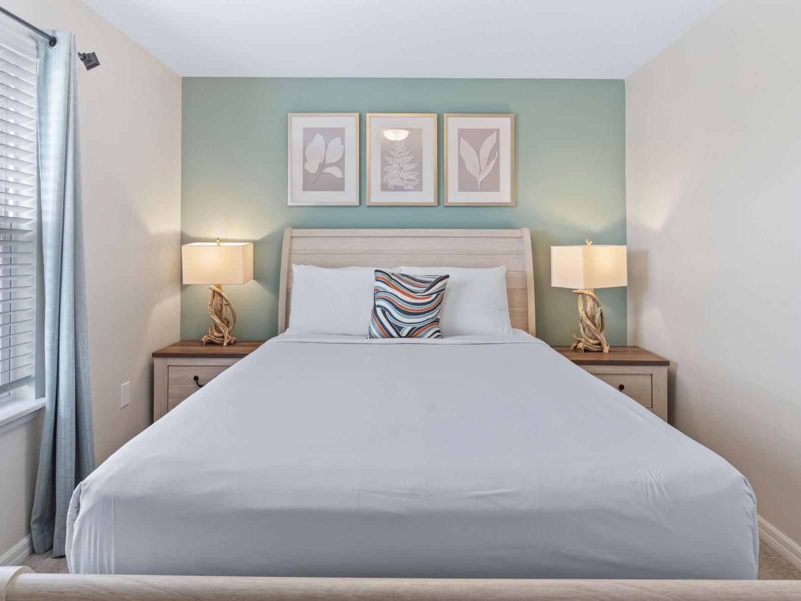 Sleep soundly in our comfortable fourth bedroom, designed with your comfort in mind