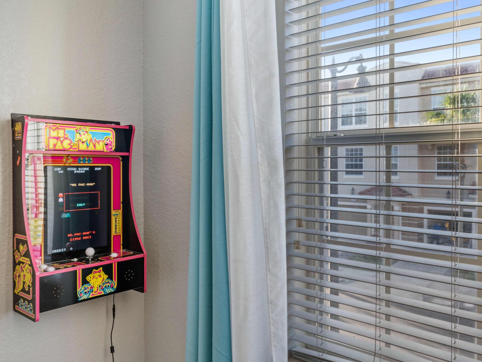 Travel back in time with the classic Ms. Pac-Man Arcade game- where nostalgia meets excitement, and every chase through the maze brings back cherished memories of arcade fun. Join the adventure!