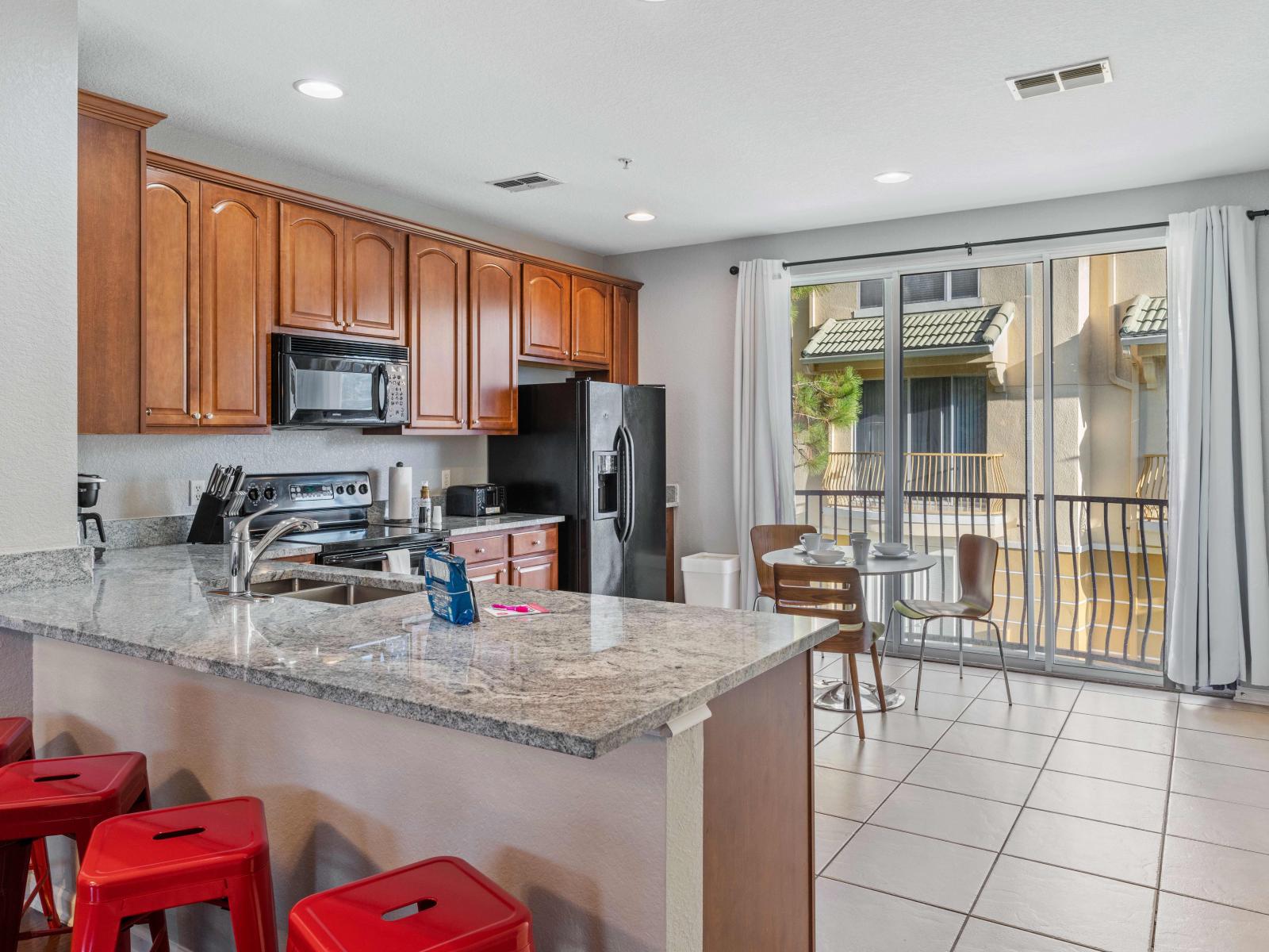 This fully equipped kitchen – where every detail is meticulously crafted to inspire gourmet creations and unforgettable dining experiences. Cook, create, and savor the essence of home.