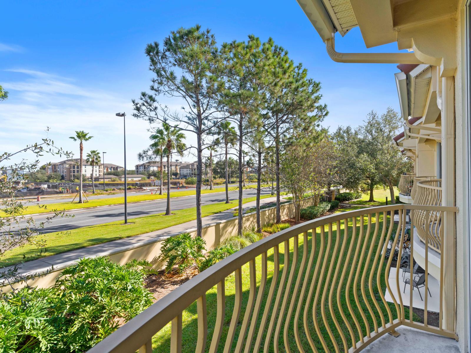 View from the living room balcony