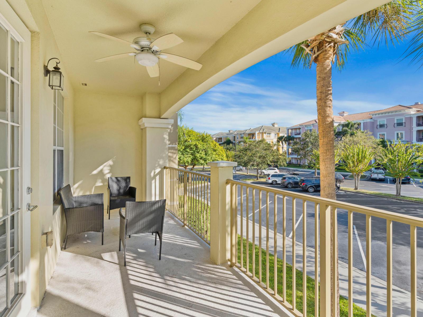 Step onto the balcony and immerse yourself in breathtaking views of the surroundings. A tranquil spot where every moment is framed by natural beauty, inviting relaxation and serenity.