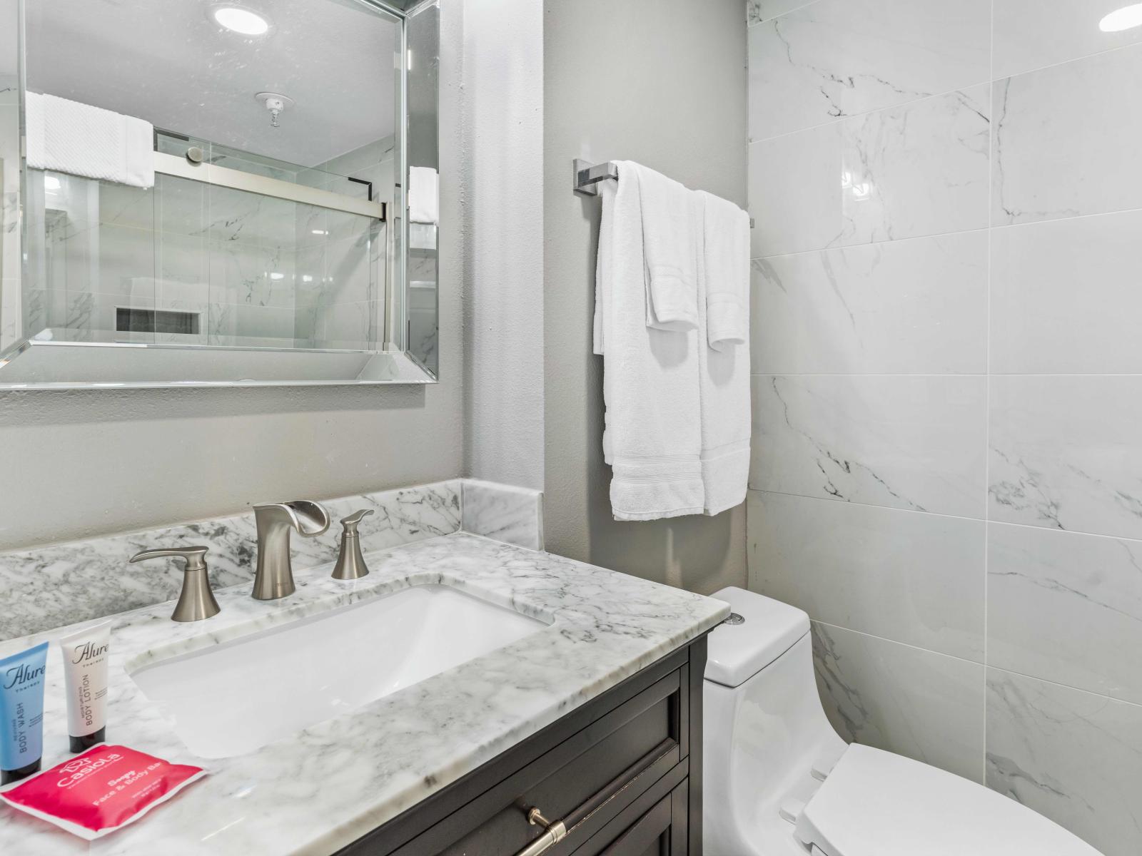 Bathroom 2 with walk-in shower