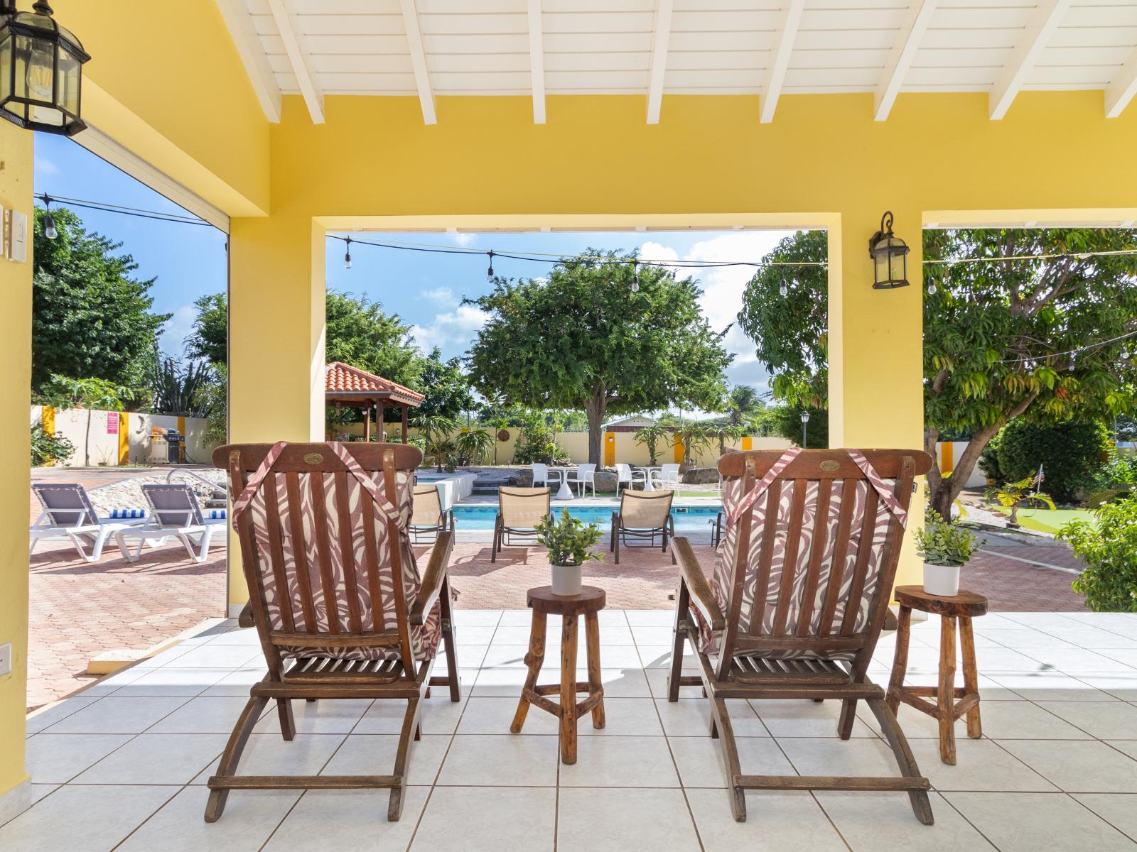 Indulge in poolside luxury with our inviting sun lounges, offering the perfect spot for basking in the sun and soaking up relaxation.