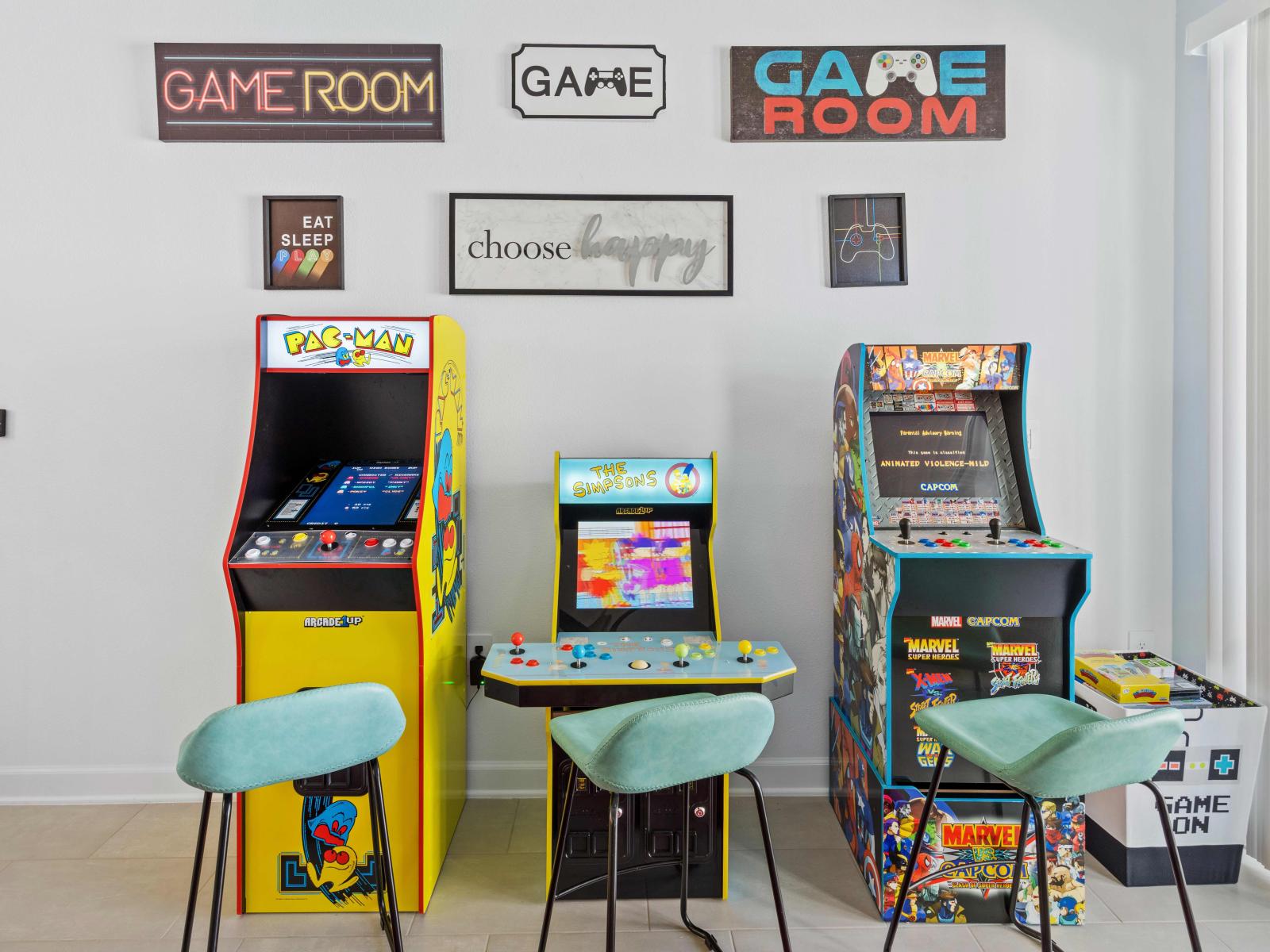 Arcade games for you to enjoy specially when kids are around they will surely love to play.