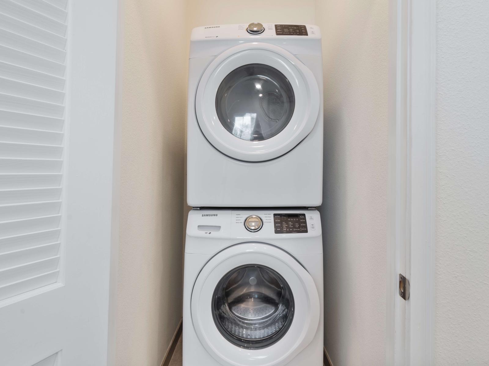Free washer and dryer
