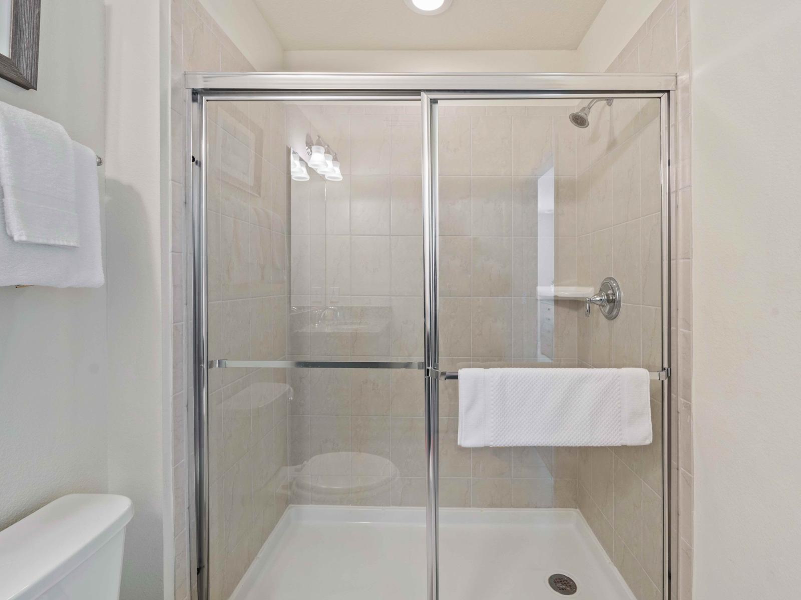 Bathroom 4 with a walk-in shower