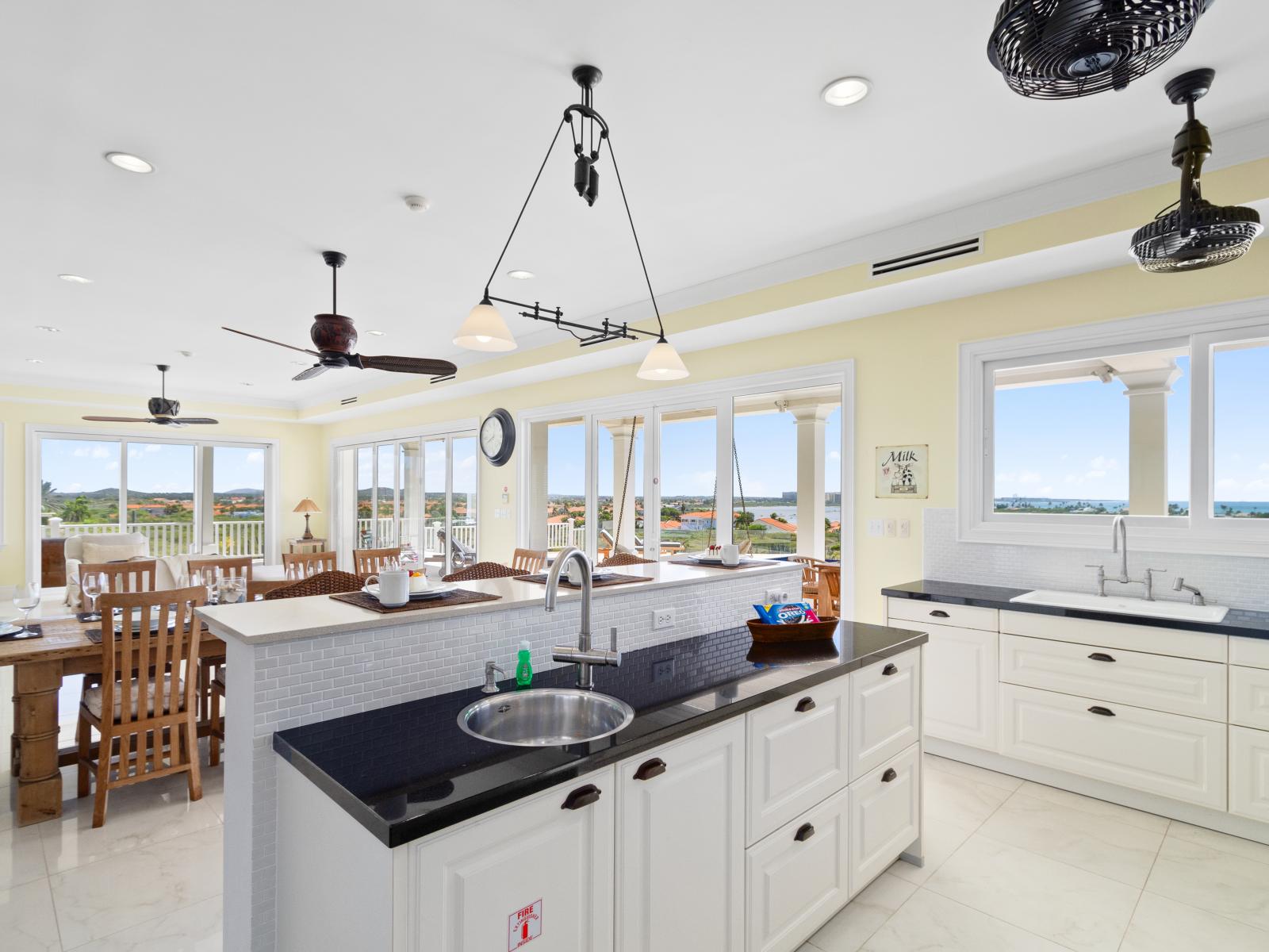 Feast your eyes on the heart of our home! The whole view of our kitchen and dining area unveils a blend of style, functionality, and warmth, where every detail invites connection and culinary delight.