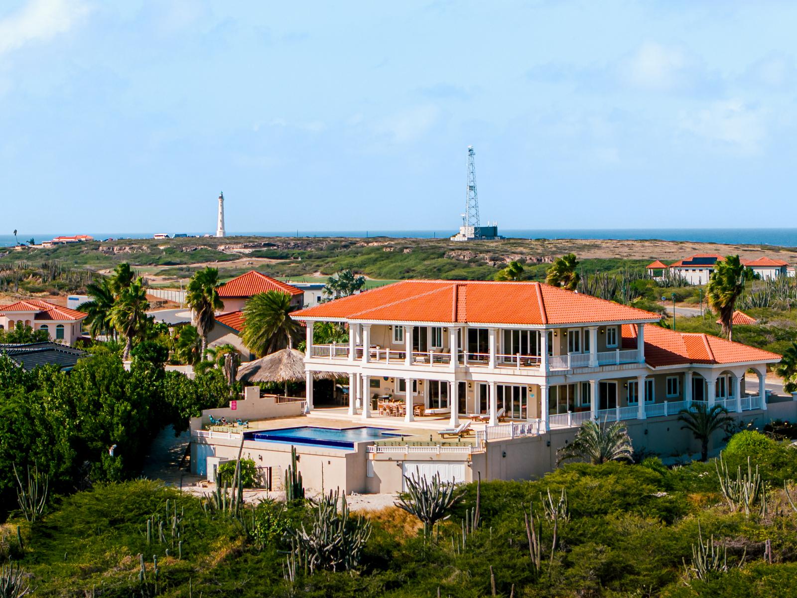 The home is close to the Ocean and the most Norther tip of the Island