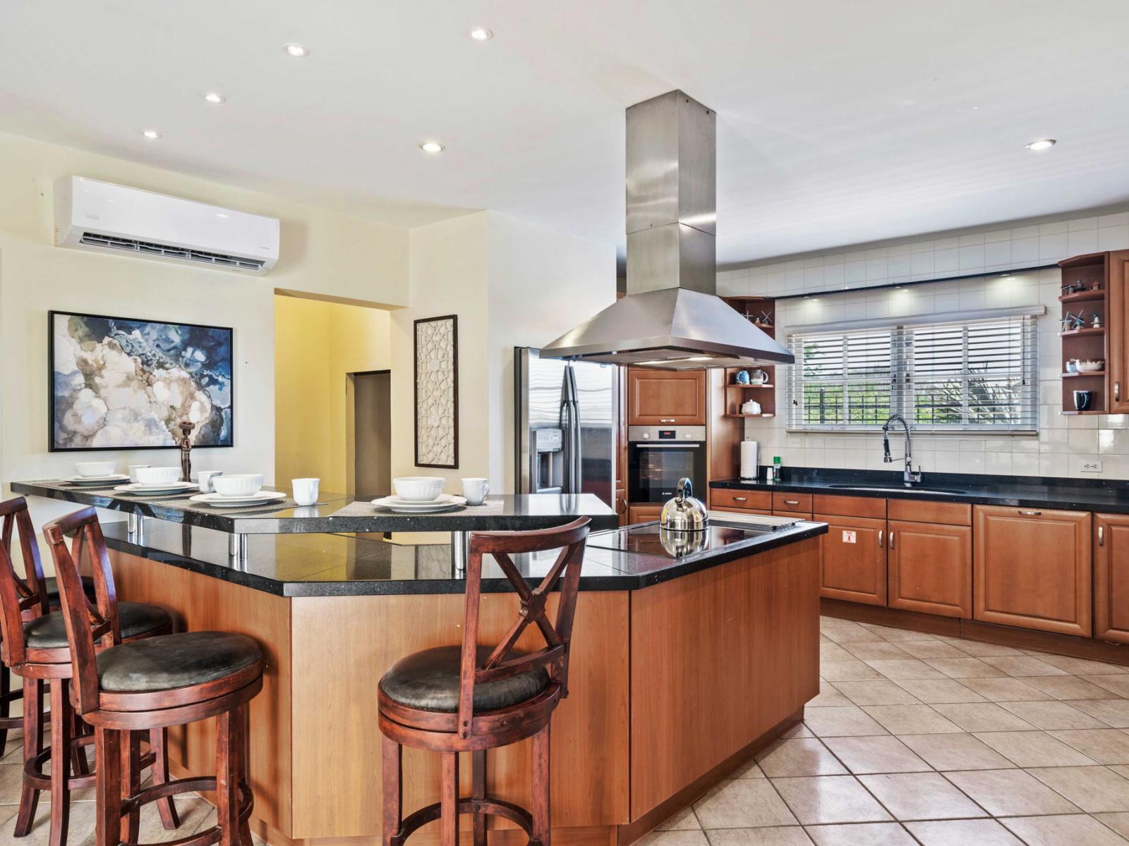 Luxurious Kitchen with stainless steel appliances