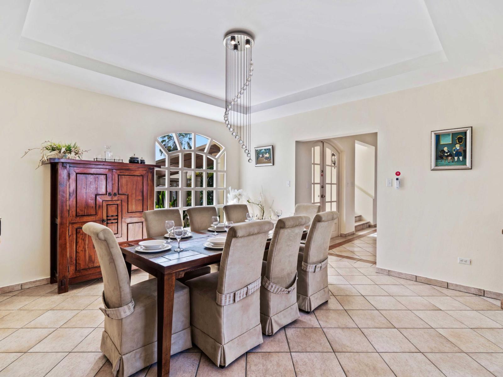 Dining table for enjoying delicious meals with family and friends