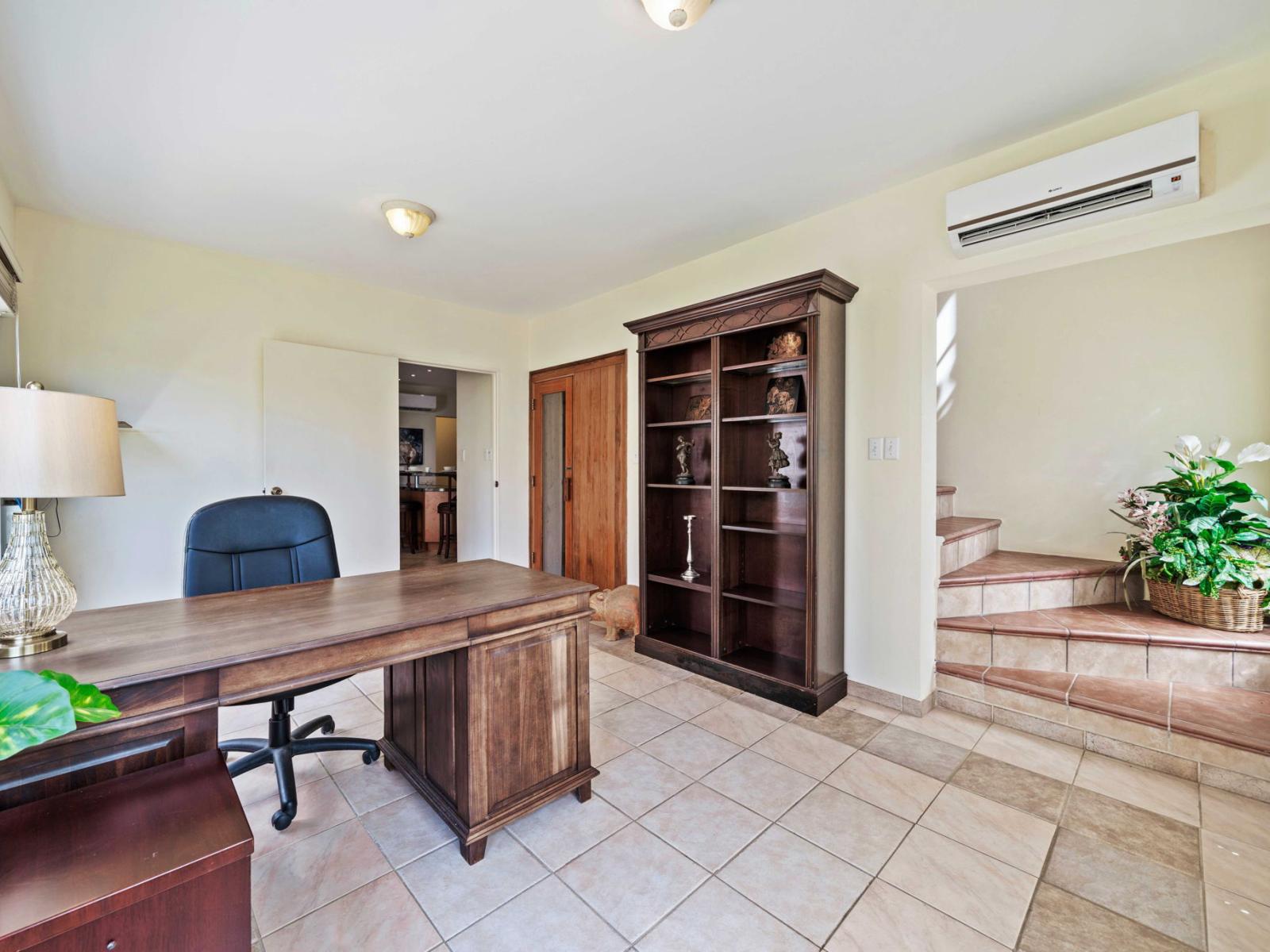 Desk with super fast Wi-Fi internet throughout the home great for remote working and a Sauna