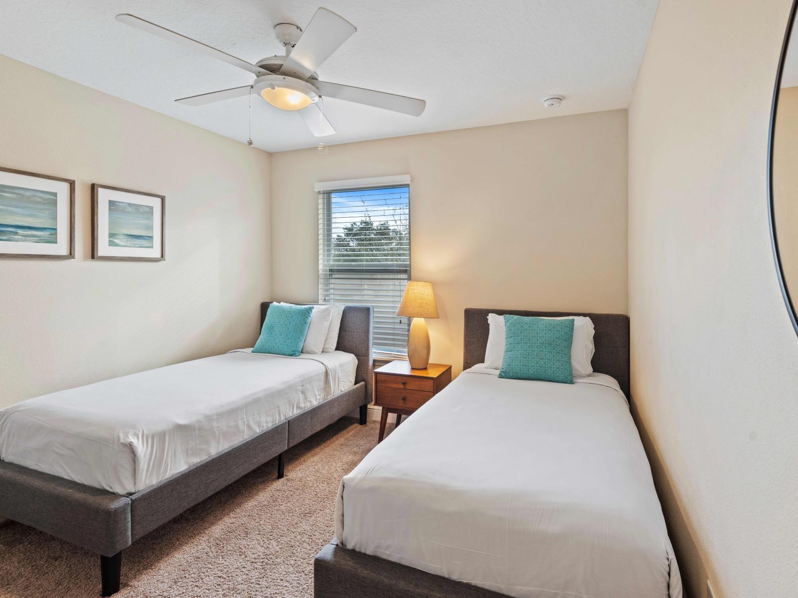 Sink into plush bedding and unwind in this serene bedroom oasis of the home in Davenport - Enjoy a restful night's sleep in this inviting and intimate space. - Experience luxury with tasteful decor and upscale furnishings - Tv and Netflix Available