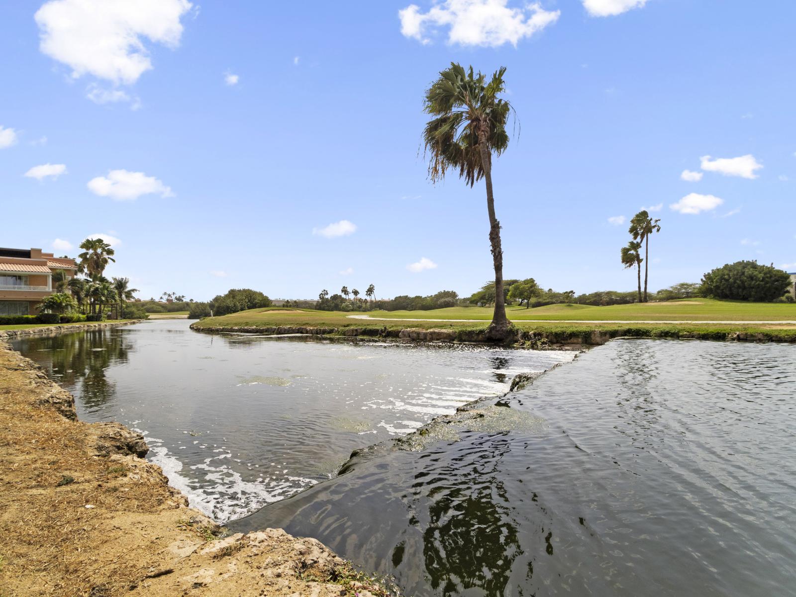 Savor the beauty of nature with a front-row seat to the shimmering waters of the lake.