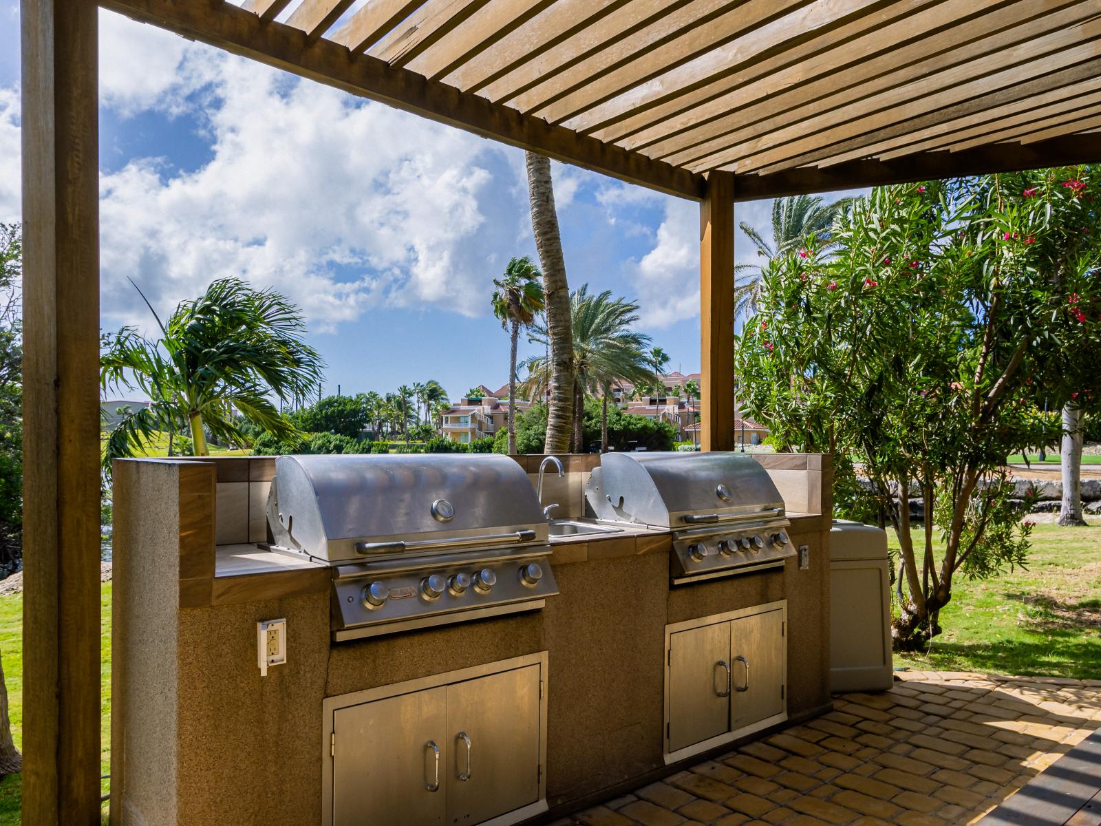 Fire up the flavor in our Divi BBQ Area, where every meal is a sizzle of fun and taste.