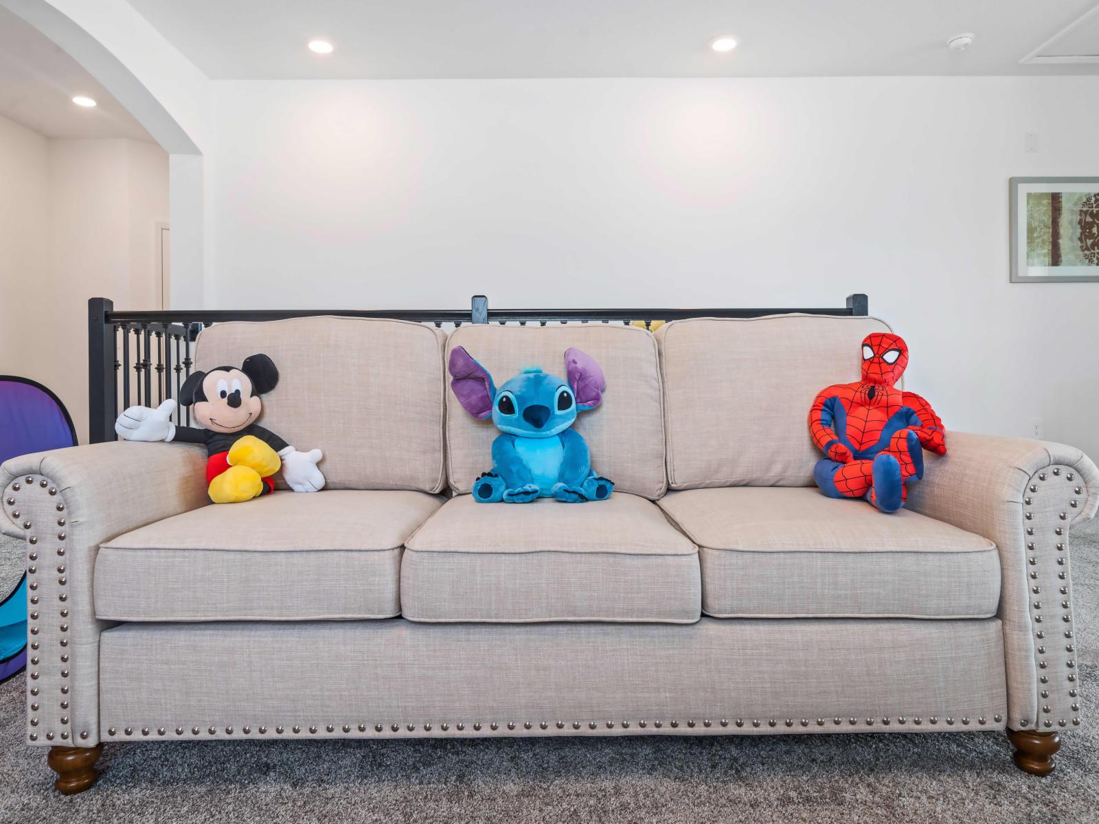 Discover a world of entertainment in our loft area of the home in Kissimmee - Offering games and activities to suit every interest and age group. - Escape to our loft area for a day of fun-filled activities and games