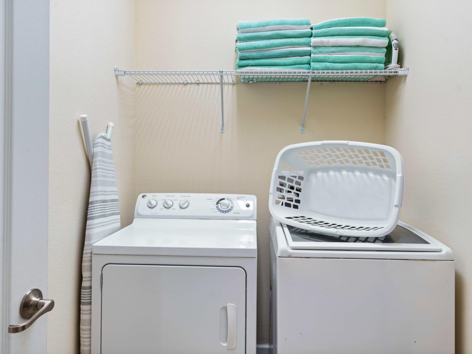 Elevate your stay with the convenience of the laundry area, equipped with washer and dryer for hassle-free cleaning - Keep your clothes fresh and clean with ease - Experience thoughtful on-site laundry facilities, providing the ultimate in comfort