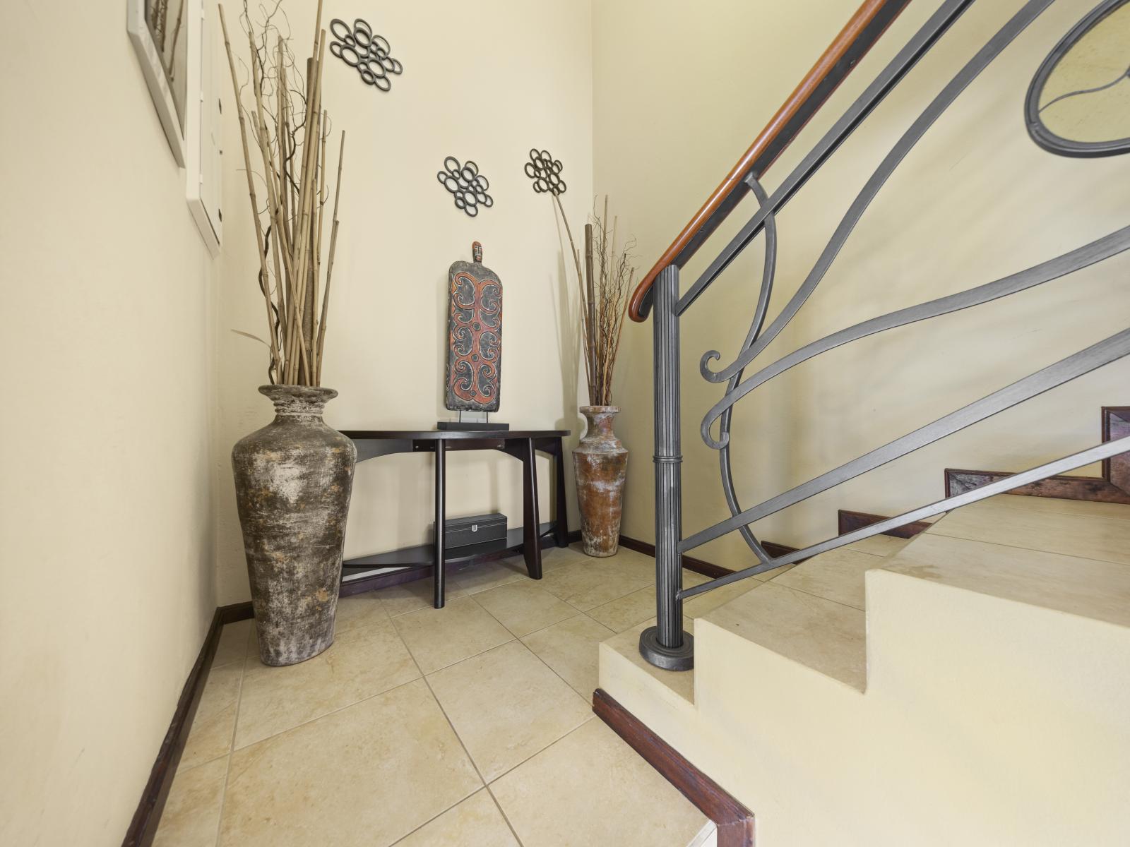 - Follow the staircase of our townhouse to discover peaceful retreats in the bedrooms above. - Discover the beauty of the staircase a focal point. - Reach new heights of comfort as you ascend the staircase.